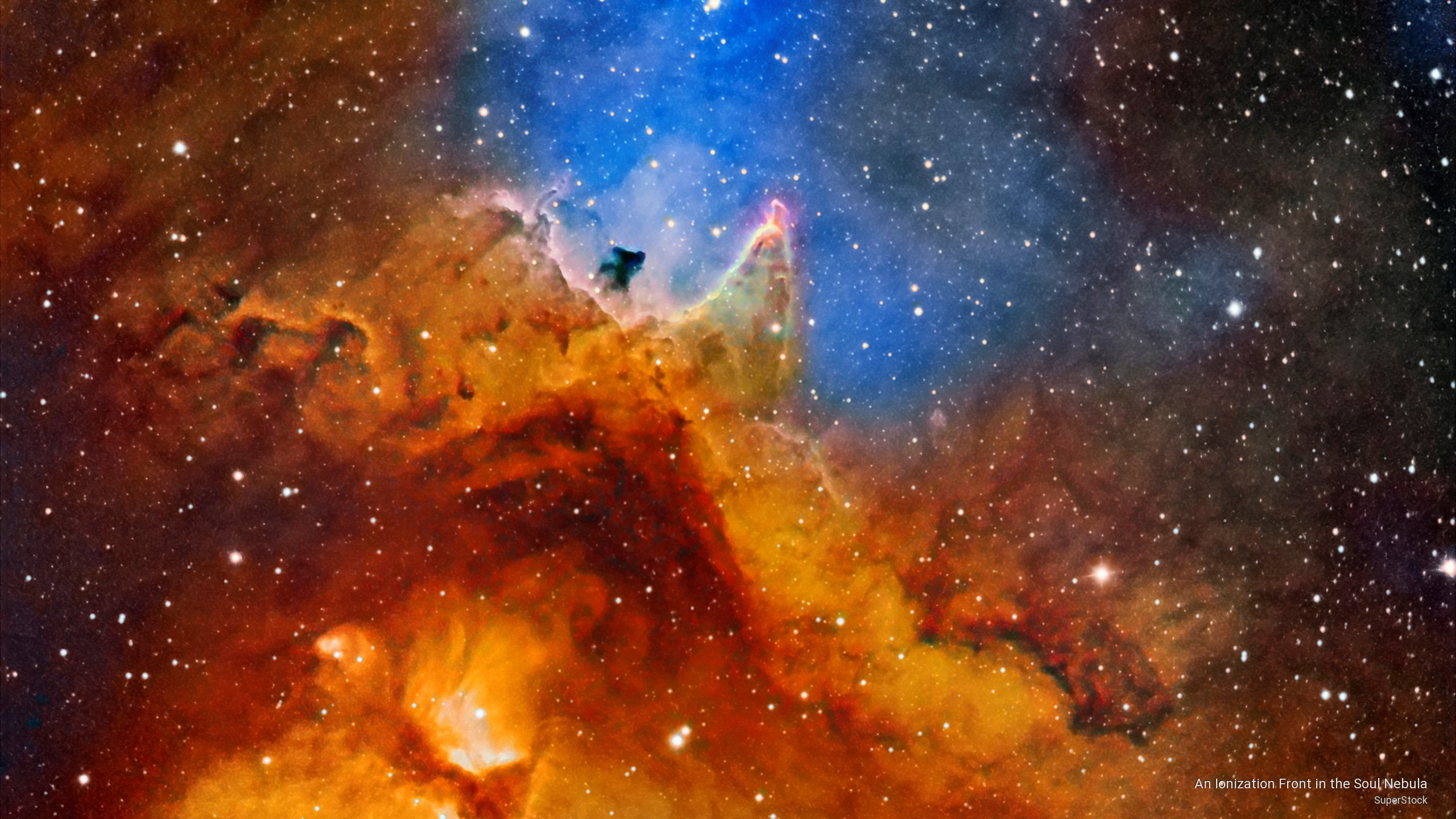 2K, soul, Space, front, ionization, nebula, HD Wallpaper