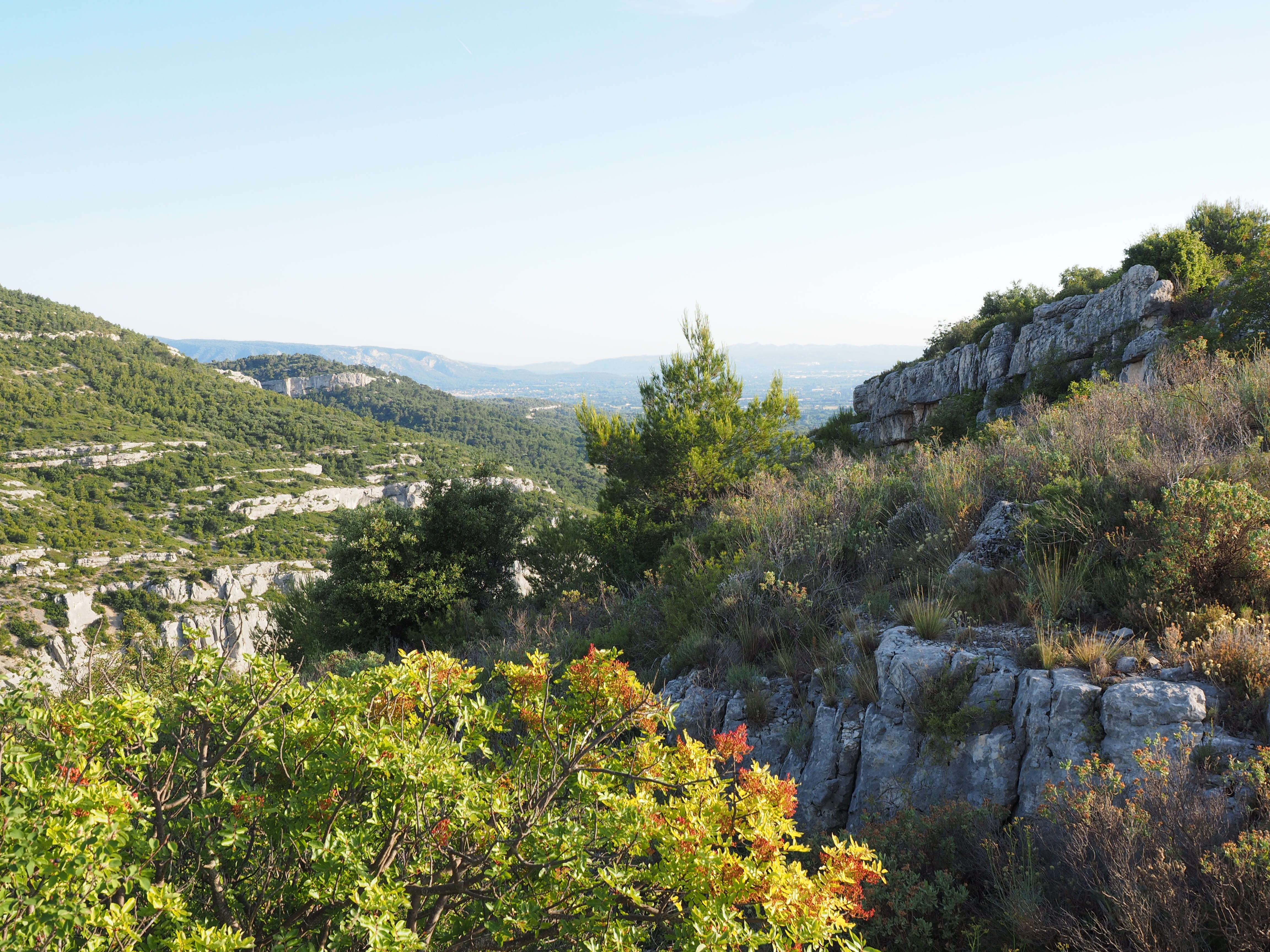 fontaine-de-vaucluse, environment, karst area, provence, france, idyllic, rock, mountain, 4K, growth, scenics - nature, karst landscape, beauty in nature, HD Wallpaper