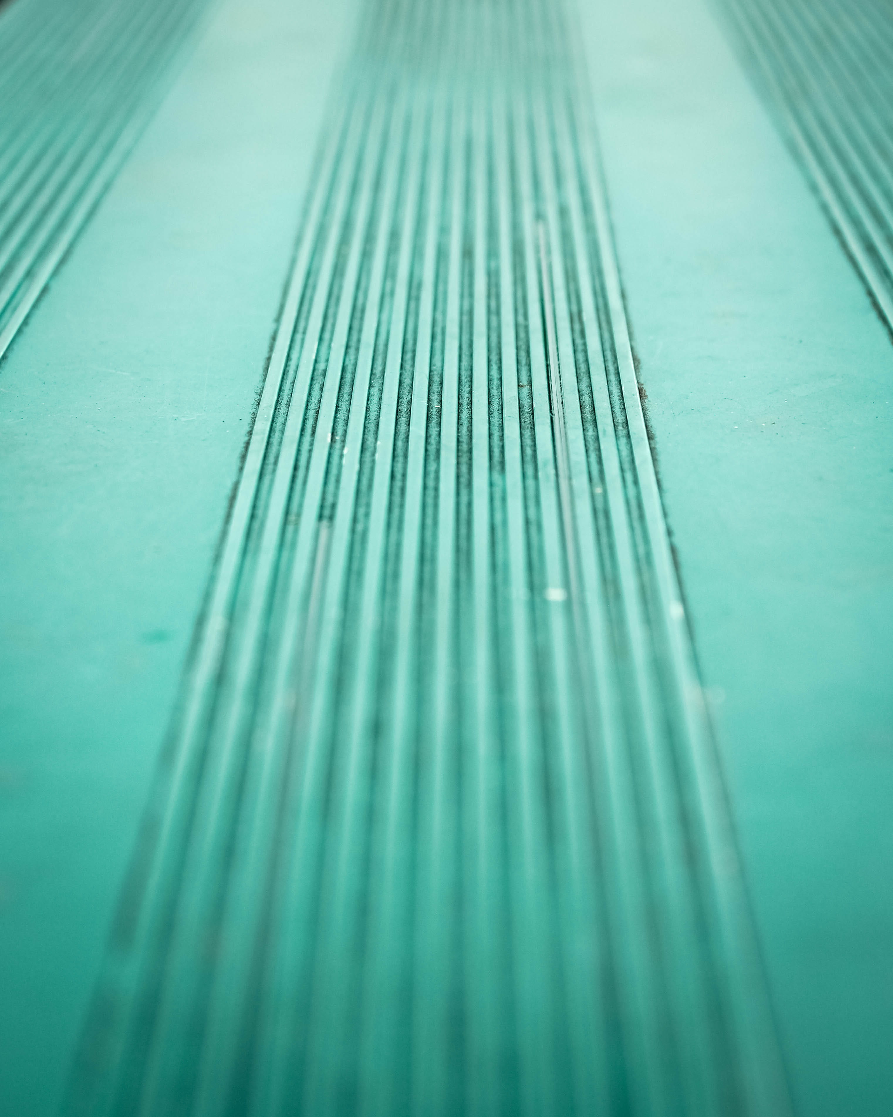 textured, no people, green color, indoors, day, close-up, selective focus, minimalist, line, striped, turquoise colored, corrugated iron, in a row, Phone HD Wallpaper