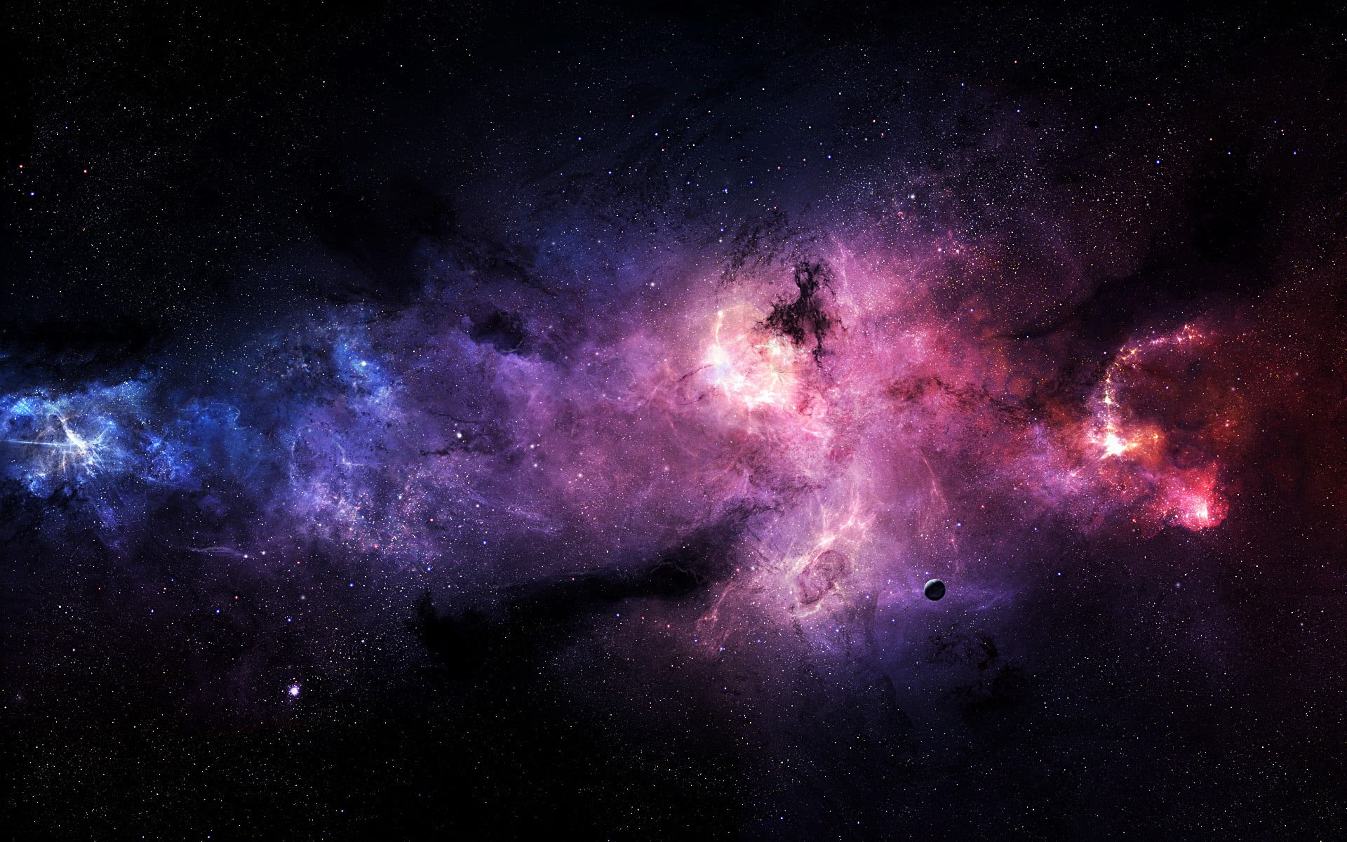 galaxy, space, star, 1080P, star - space, star field, sky, milky way, infinity, space art, digital art, awe, outdoors, nature, constellation, astronomy, HD Wallpaper