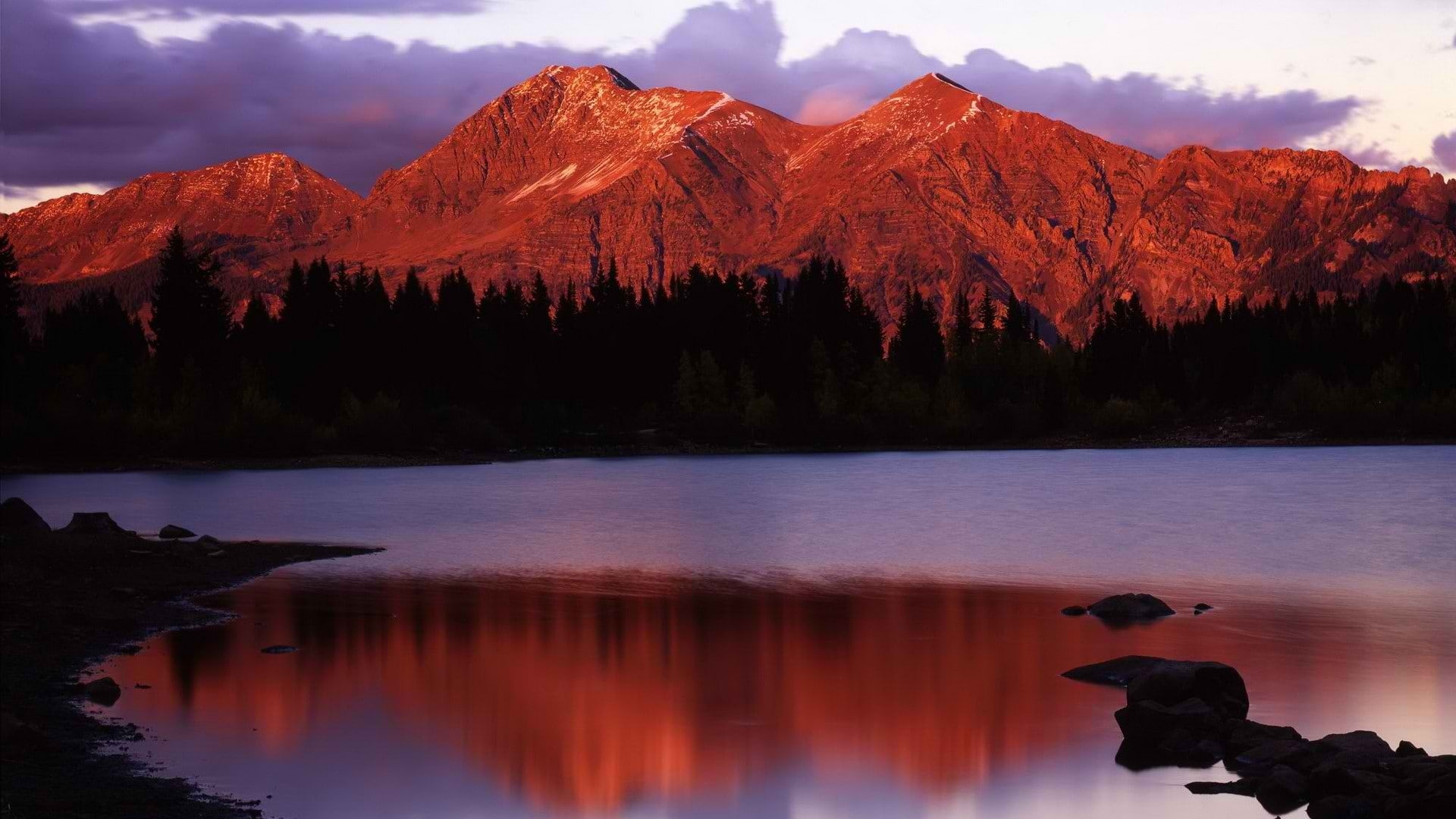 lost, art, 1080P, x, ruby, range, glow, hd, colorado, wall, world, photography, sunset, forest, series, tv, entertainment, national, HD Wallpaper