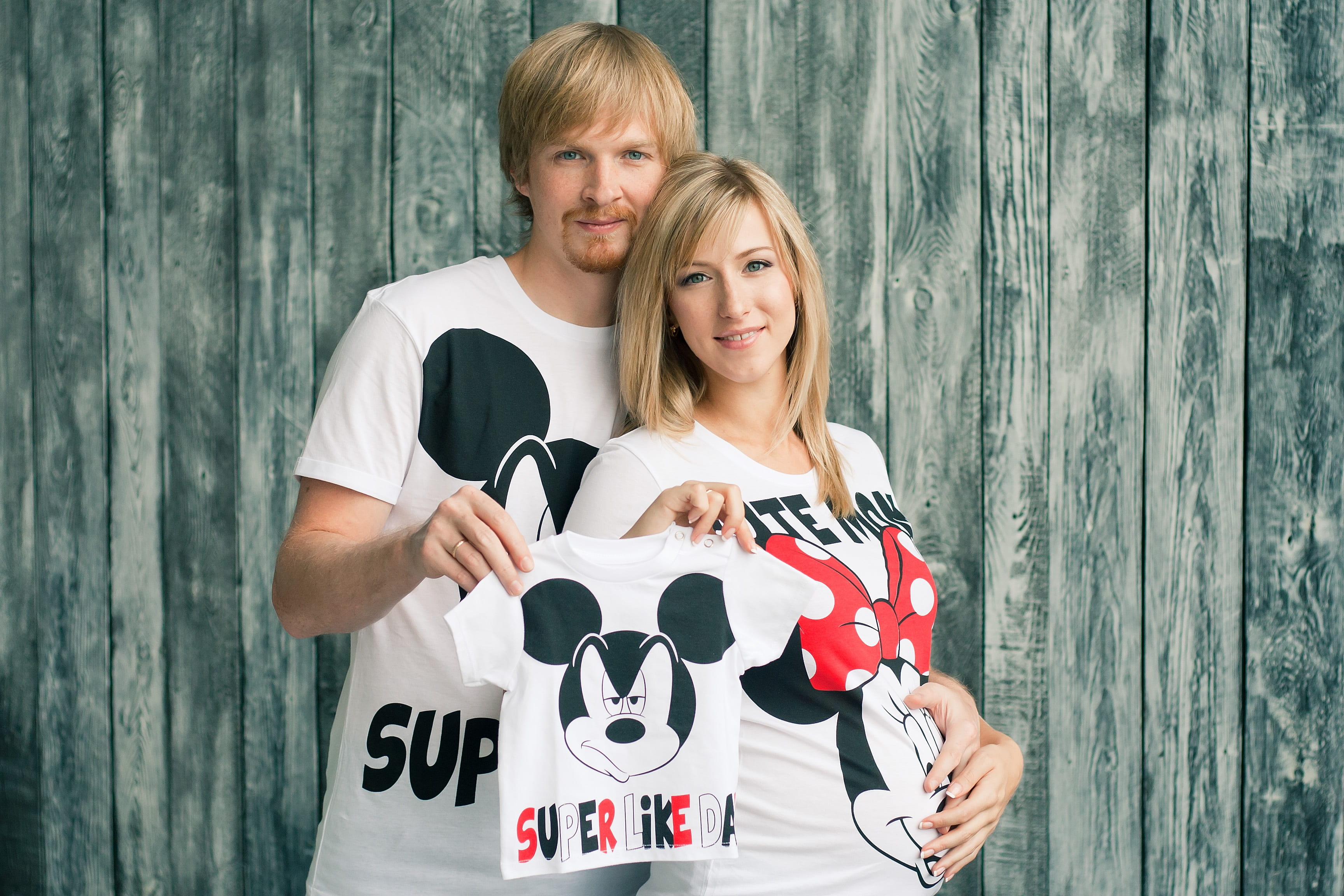 holding, love, kid, young adult, adult, young men, mickey, looking at camera, however, stand by, happiness, mouse, woman, relationship, blond hair, couple - relationship, HD Wallpaper