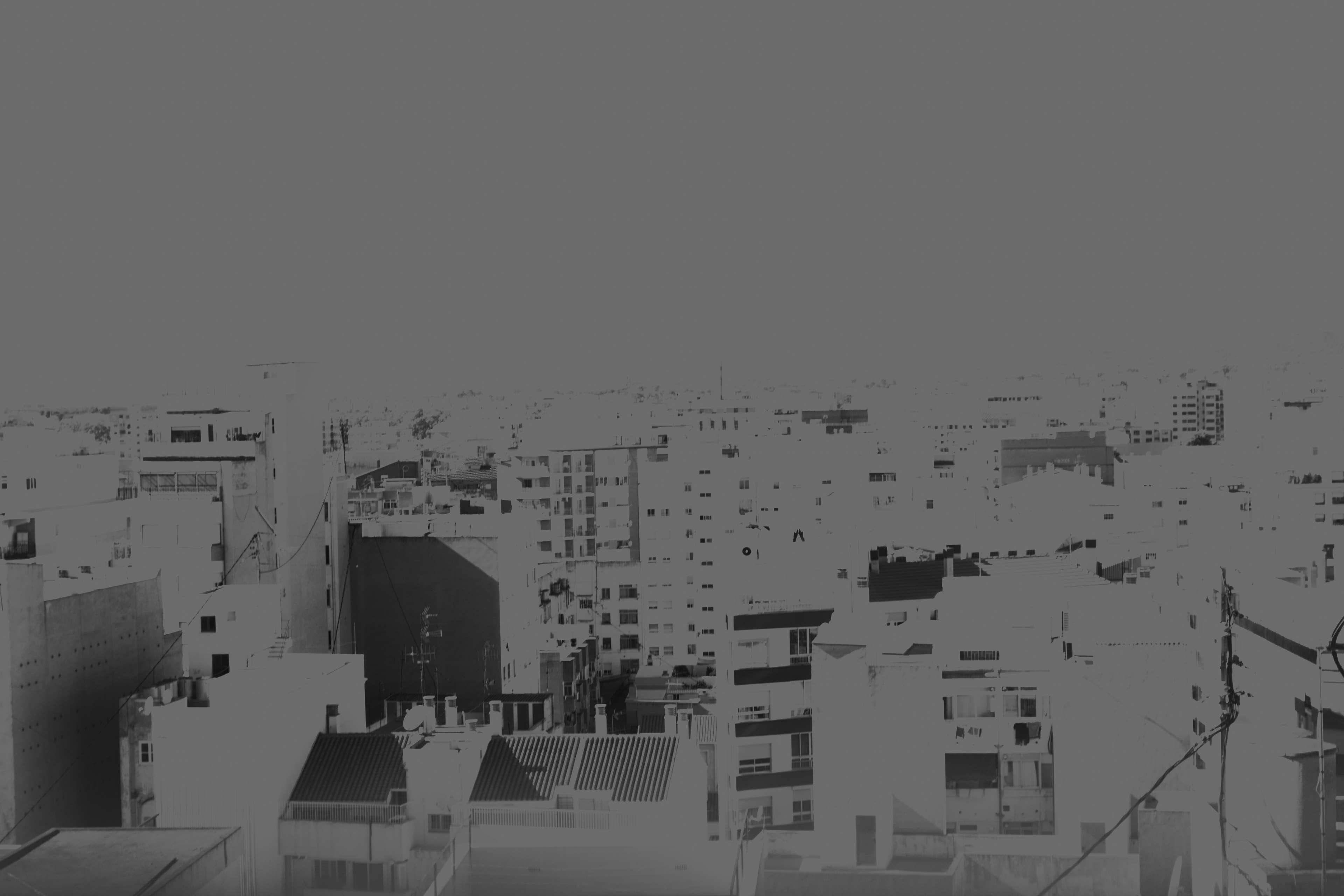 sky, outdoors, high angle view, nature, urban, white, cityscape, building, clear sky, residential district, inversion, community, overexposed, no people, HD Wallpaper