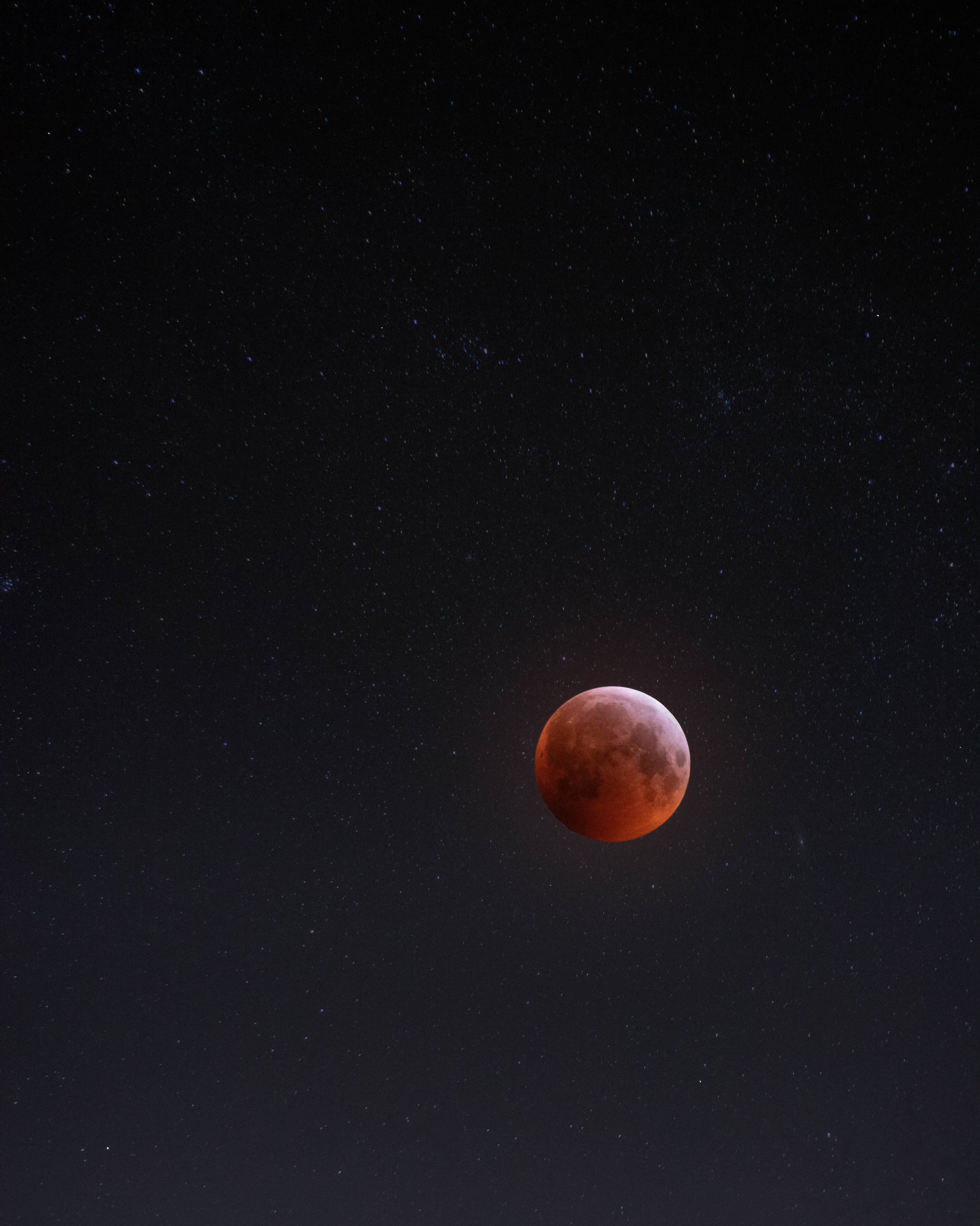 night, low angle view, blood, earth, outdoors, star, idyllic, s, beauty in nature, full moon, planetary moon, space and astronomy, nature, tranquility, Phone HD Wallpaper
