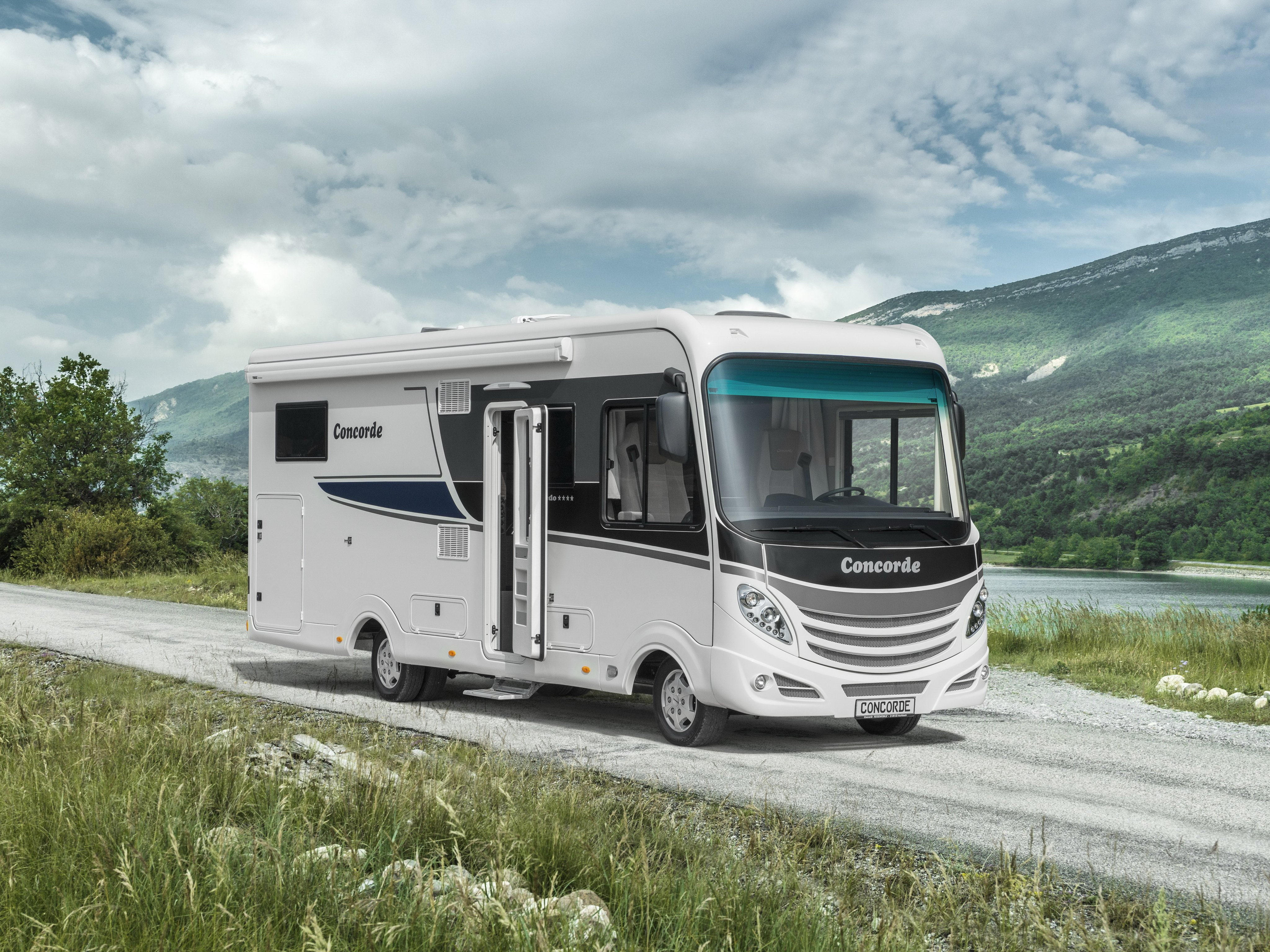 tractor, motorhome, semi, concorde, credo, camper, 2015, 4K, HD Wallpaper