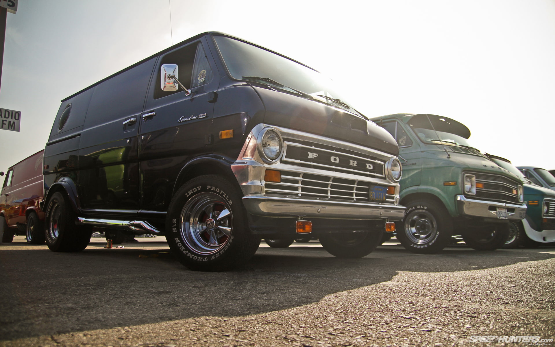 van, cars, classic, minivan, car, ford, 1080P, hd, black, HD Wallpaper