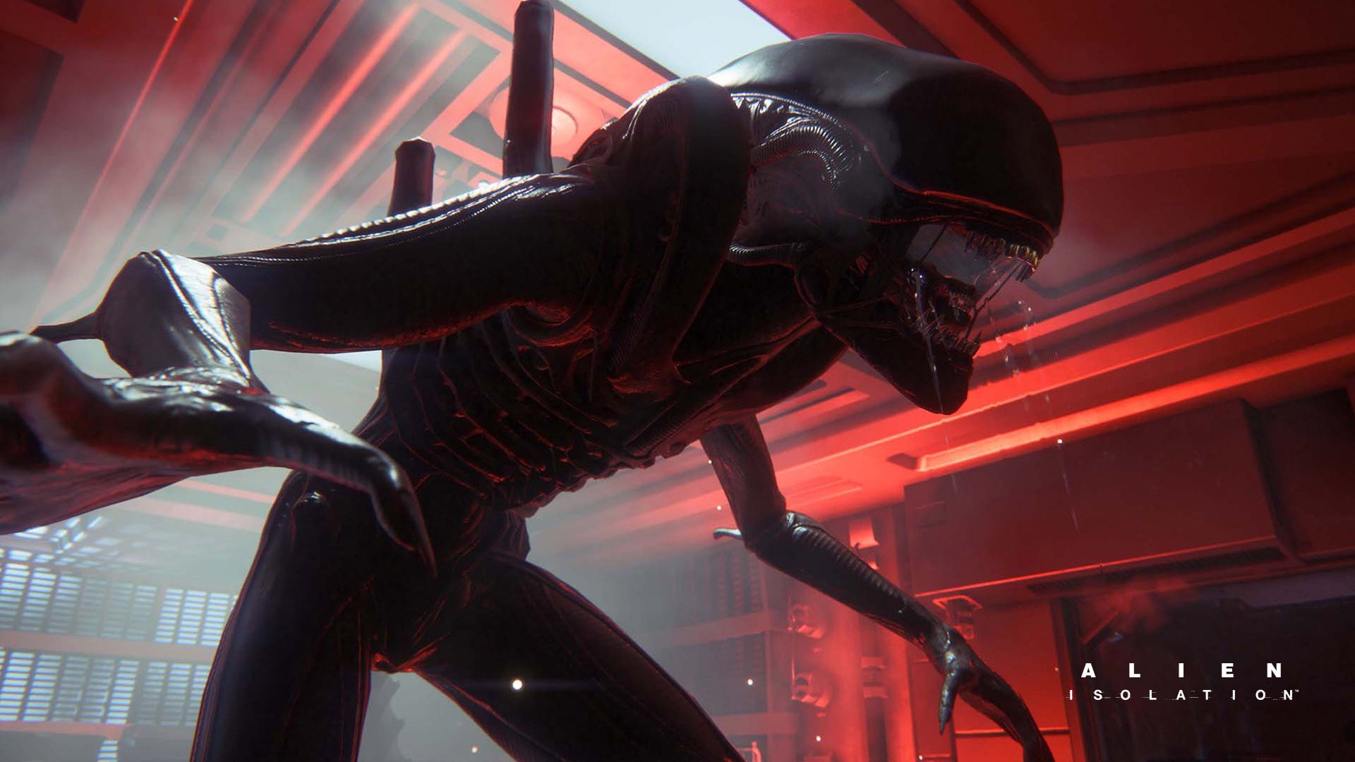 statue, art and craft, protection, human representation, futuristic, no people, nightlife, 1080P, architecture, aggression, alien isolation, security, HD Wallpaper