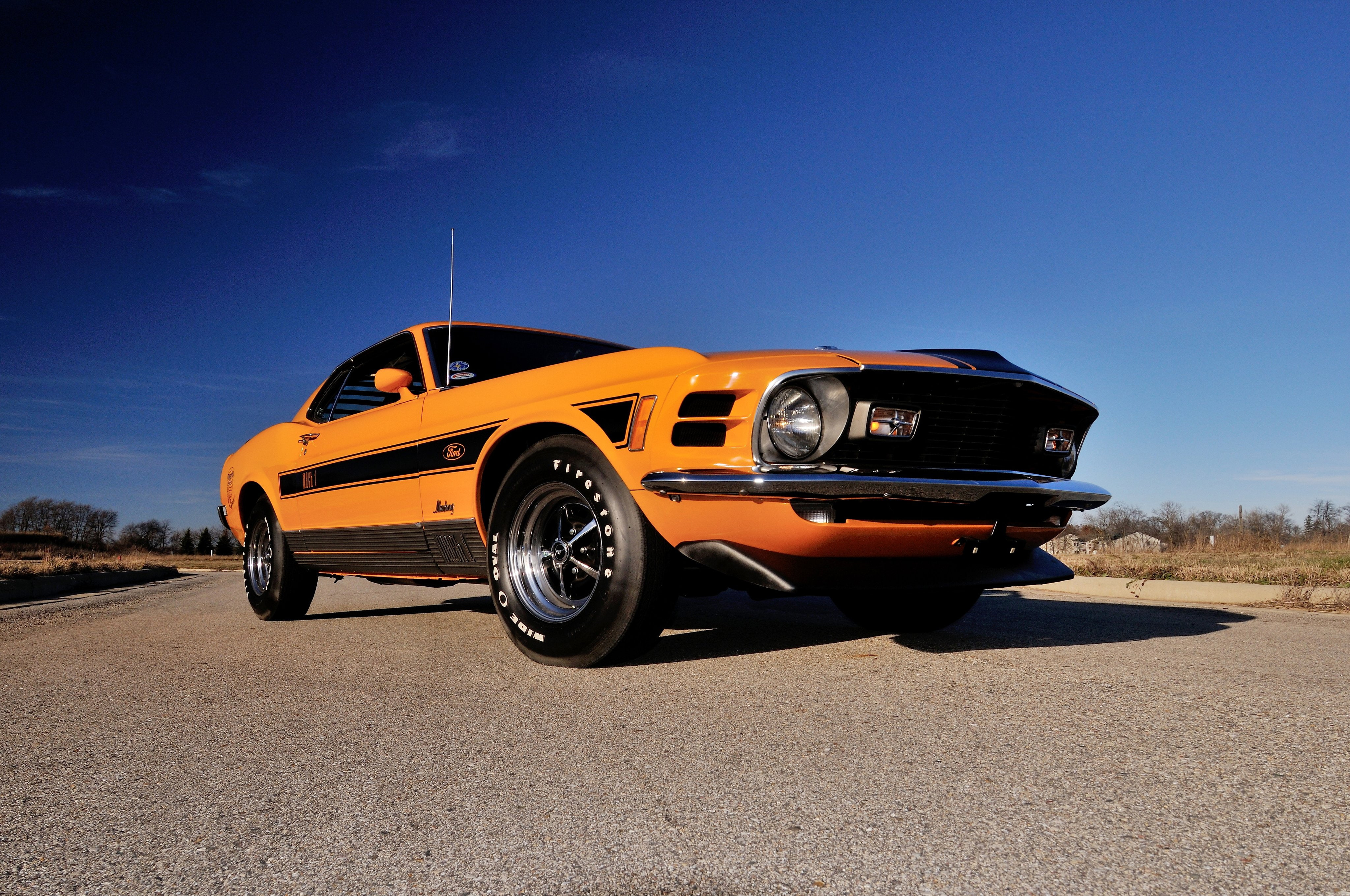 1970, ford, mach-1, muscle, classic, jet, 4K, mustang, 428, cobra, super, twister, HD Wallpaper