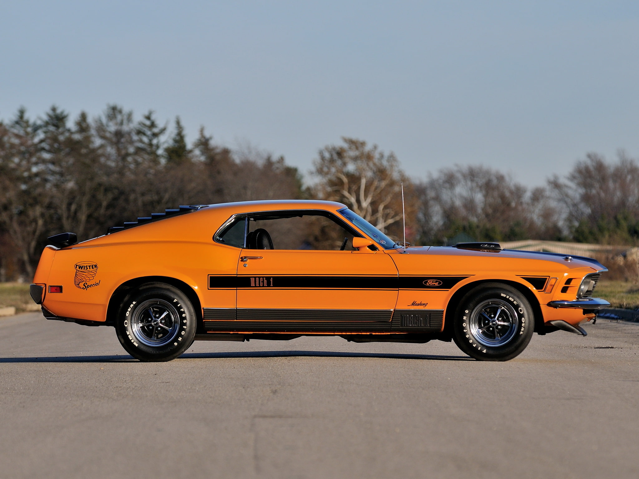 jet, classic, mustang, 428, muscle, cobra, 1080P, twister, 1970, mach 1, ford, super, HD Wallpaper