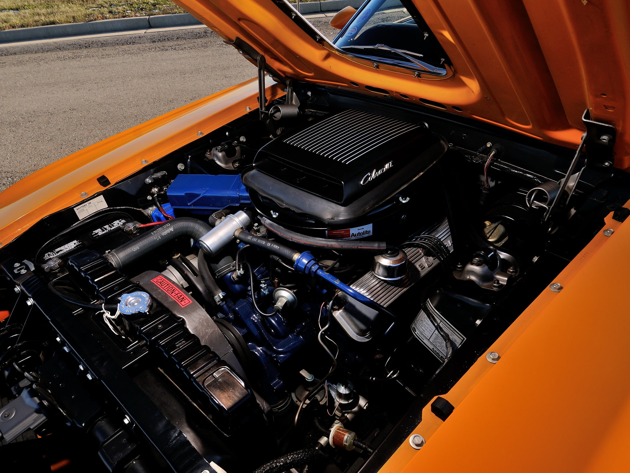 428, 1080P, 1970, jet, mach 1, ford, classic, super, muscle, twister, cobra, engine, mustang, HD Wallpaper