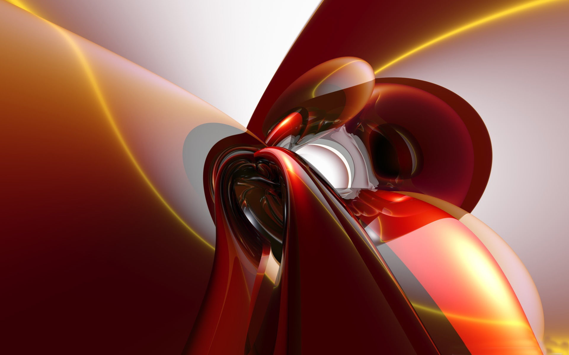 wallpapers, abstract, candy, no people, widescreen, coated, hd, directly below, chrome, light - natural phenomenon, red, futuristic, motion, vibrant color, HD Wallpaper