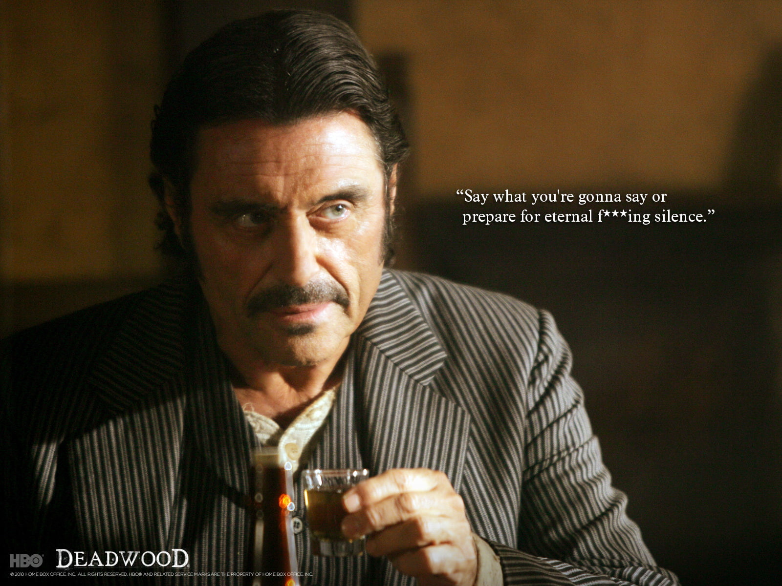 720P, western, television, deadwood, hbo, poster, sadic, drama, HD Wallpaper