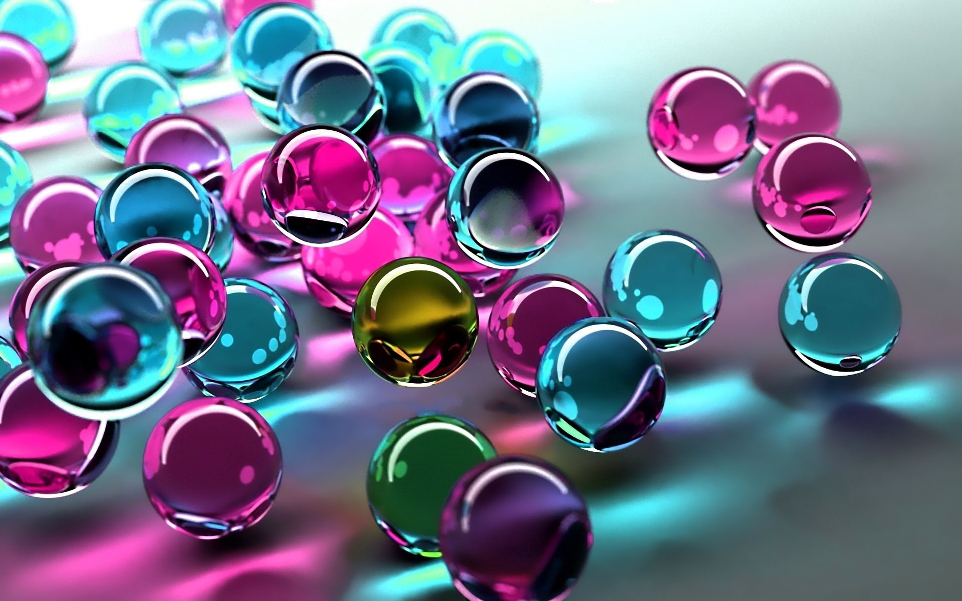 Ball, Glass, Colored, 1080P, balls, HD Wallpaper