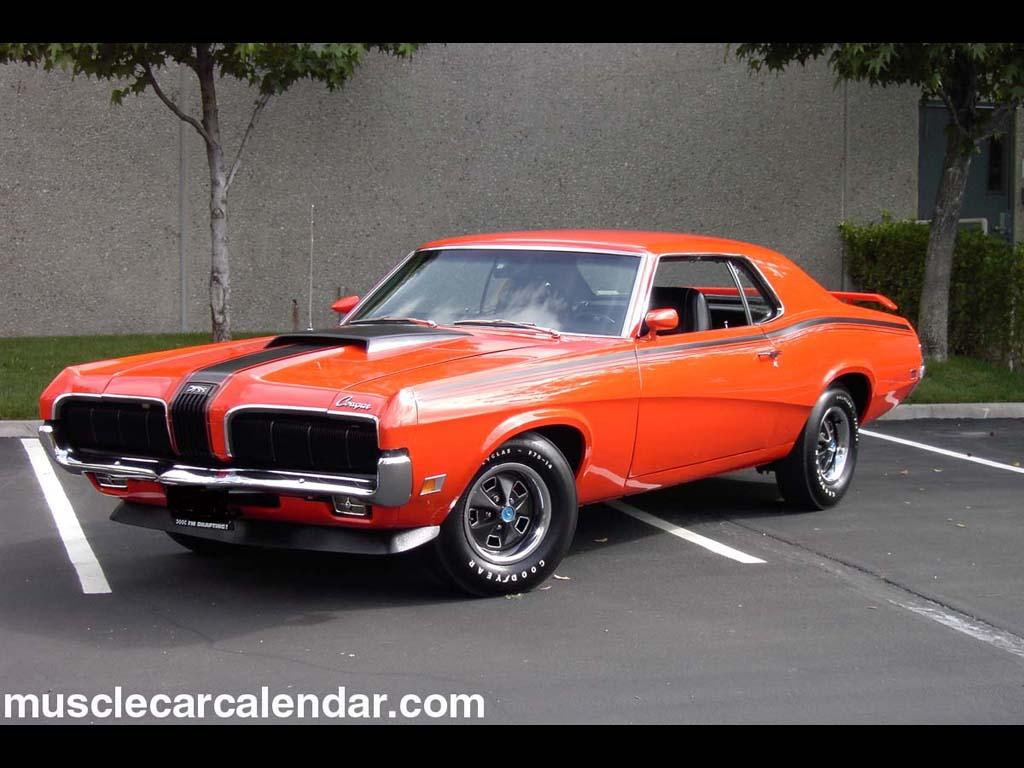 Mercury, car, cougar, hd, orange, ford, cars, 480P, art, HD Wallpaper