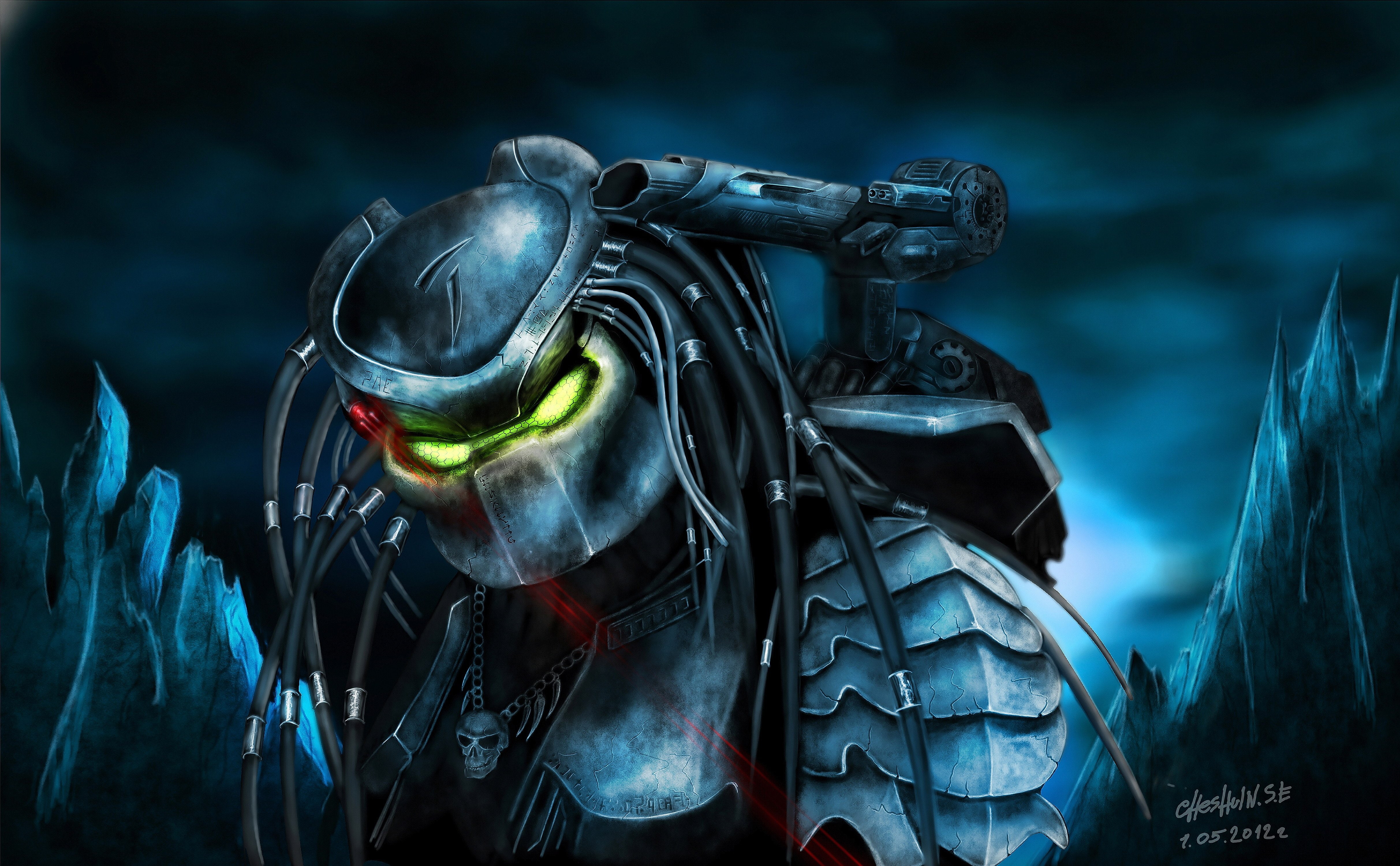 2018 movies, hd, 4K, digital art, the predator movie, artist, the predator, superheroes, artwork, movies, 4k, 5k, HD Wallpaper