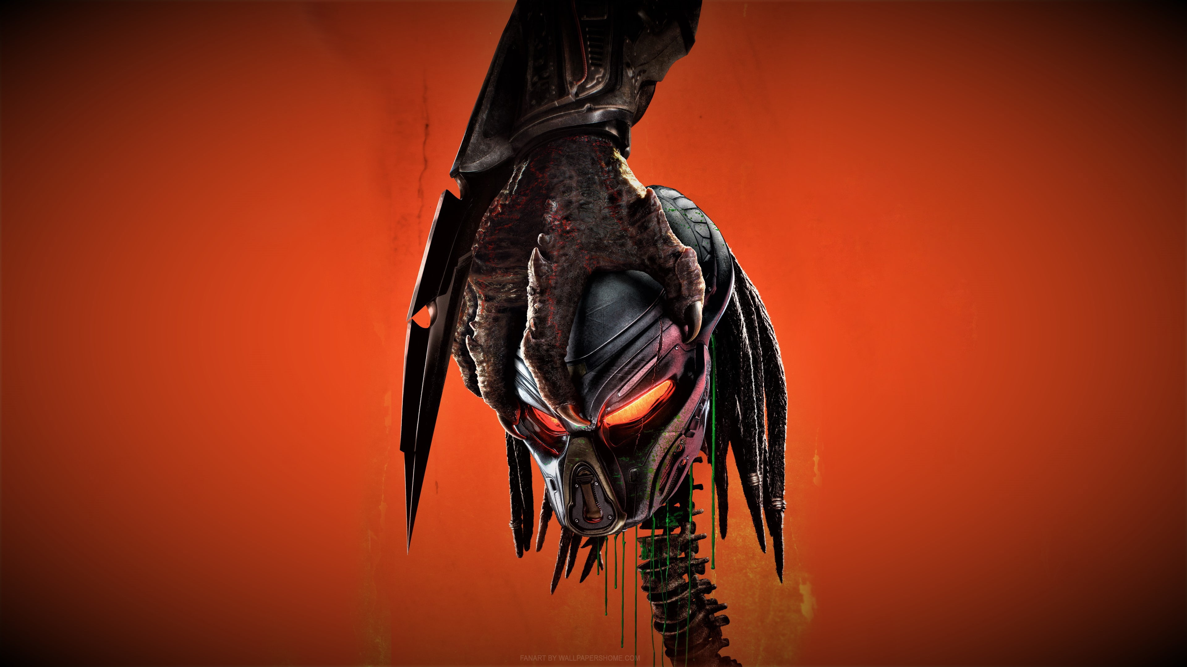 4K, 4K, The Predator 2018, poster, artwork, HD Wallpaper
