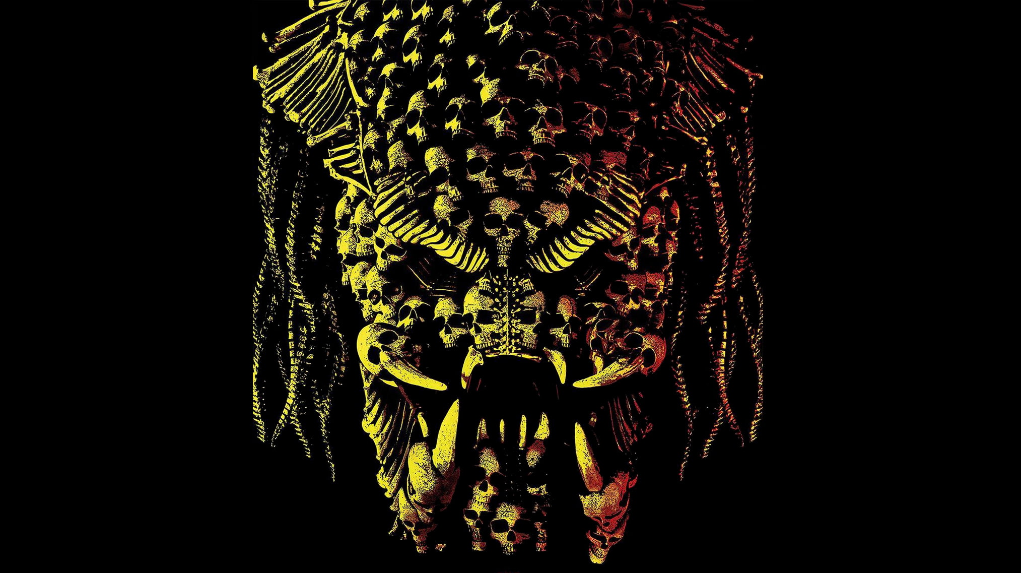 1080P, predator, poster, skull, HD Wallpaper