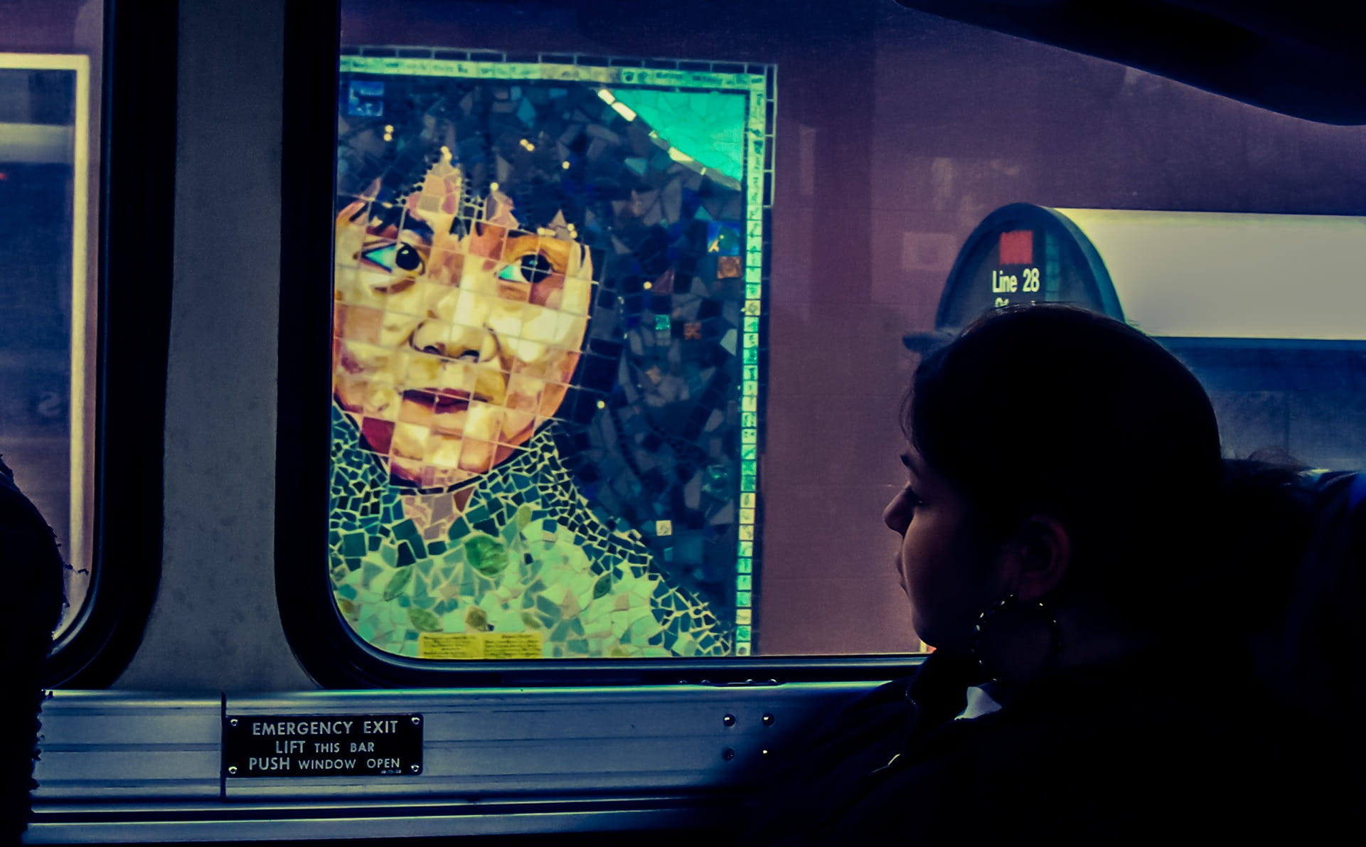 headshot, mode of transportation, child, Children, bus ride, San Francisco, 1080P, adult, innocence, indoors, spooky, public transportation, transport, HD Wallpaper