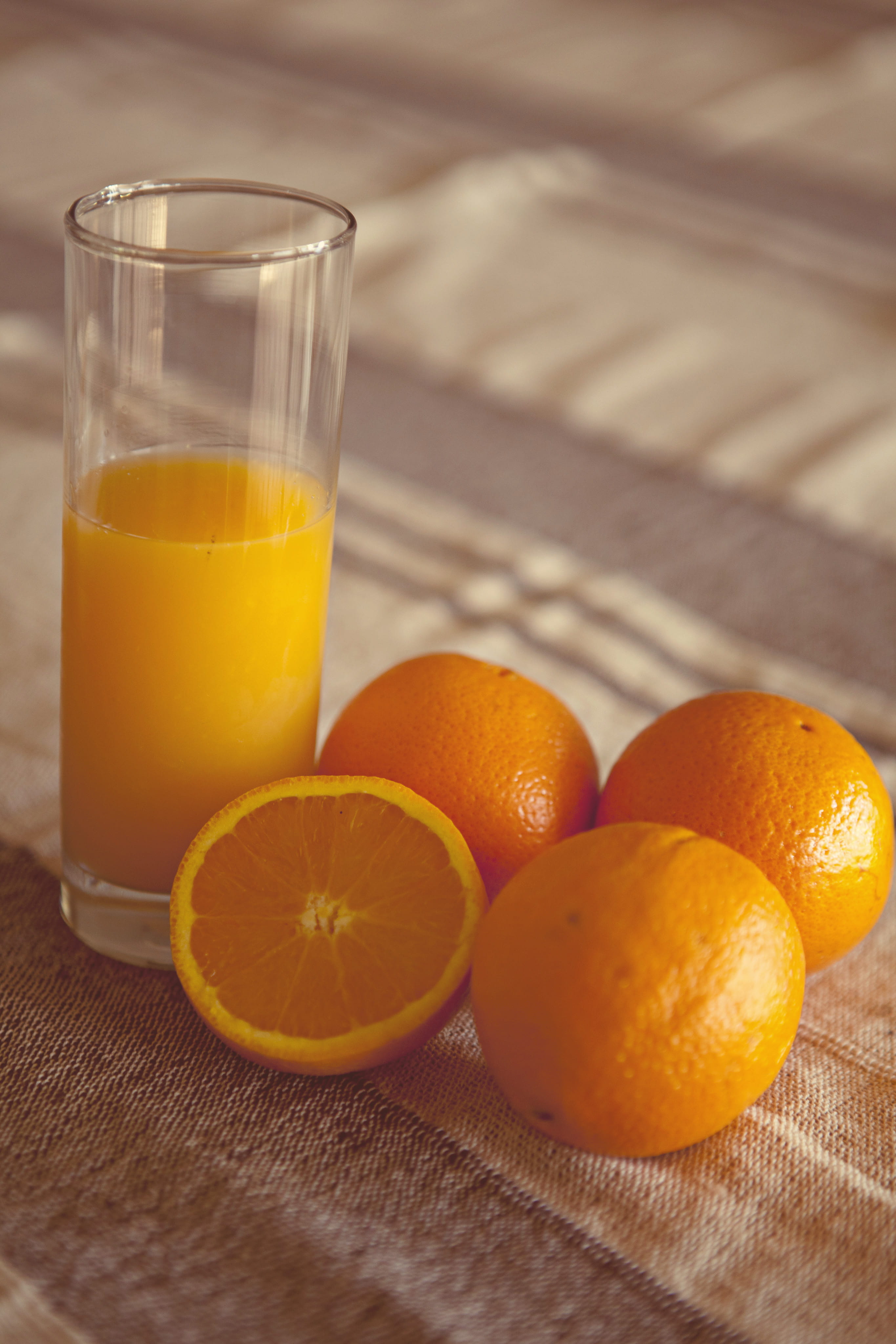table, breakfast, food, freshness, healthy eating, antioxidant, indoors, 4K, household equipment, drinking glass, refreshment, orange juice, fruit, australia, Phone HD Wallpaper