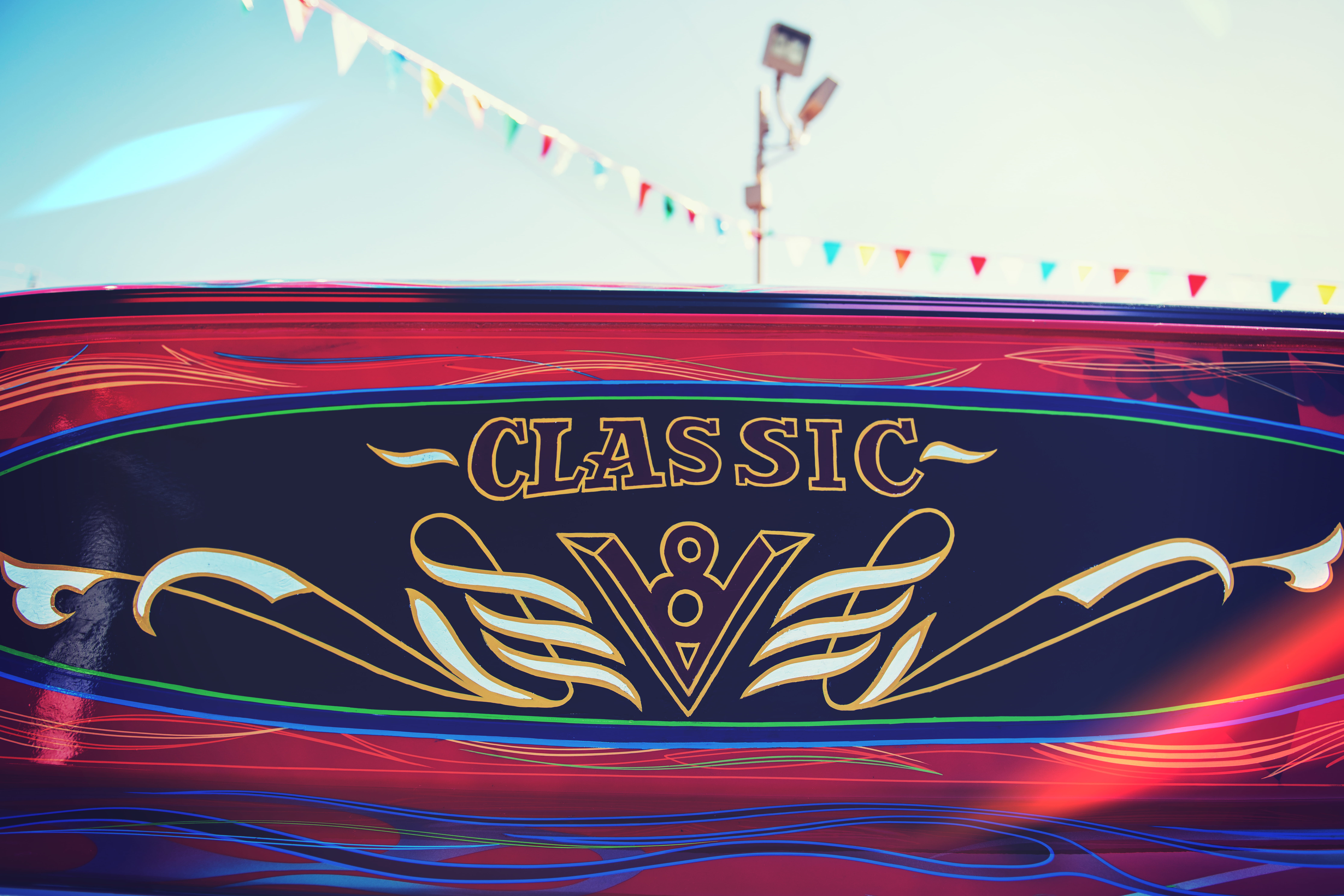 car, travel, symbol, vehicle, meal, cruise ship, 8K, built structure, architecture, sea, sign, multi colored, food, text, day, trademark, city, v8, sports car, HD Wallpaper
