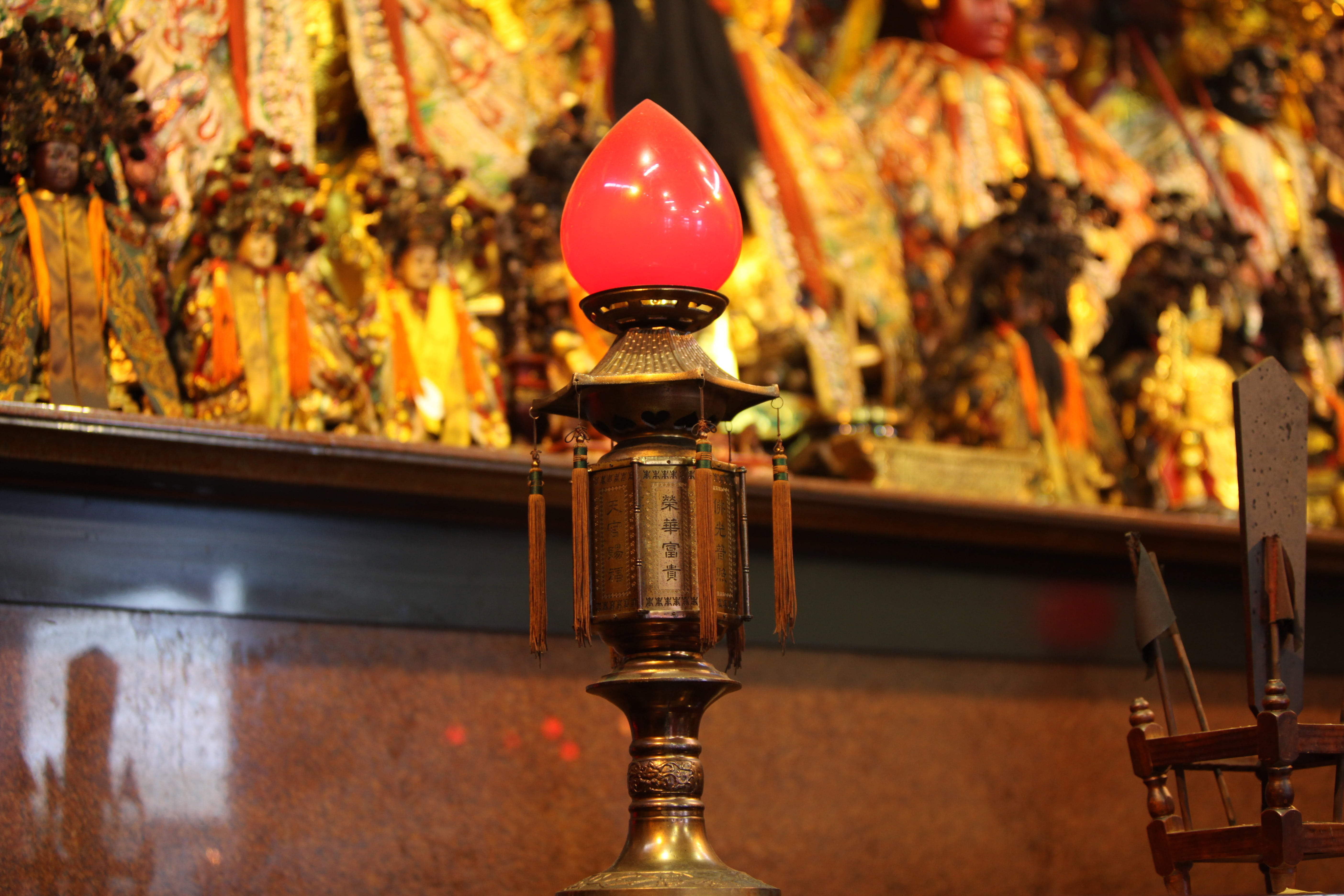 change, oil lamp, focus on foreground, 5K, electric lamp, china, tianxian palace, spirituality, illuminated, autumn, nature, outdoors, tree, lighting equipment, HD Wallpaper