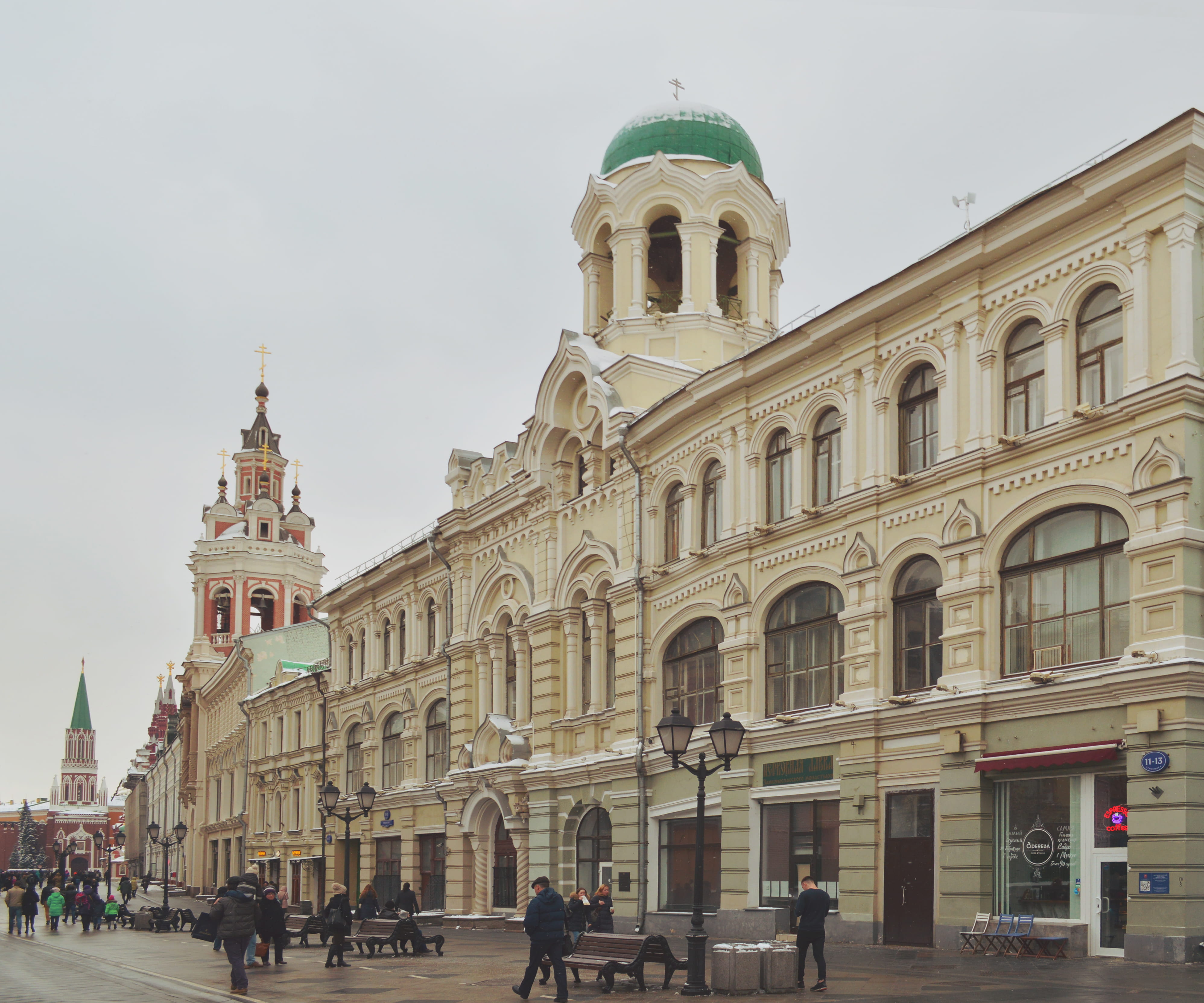 outdoors, building exterior, history, incidental people, winter, religion, russia, architecture, november, dreamy, travel destinations, nature, old, chilly, HD Wallpaper