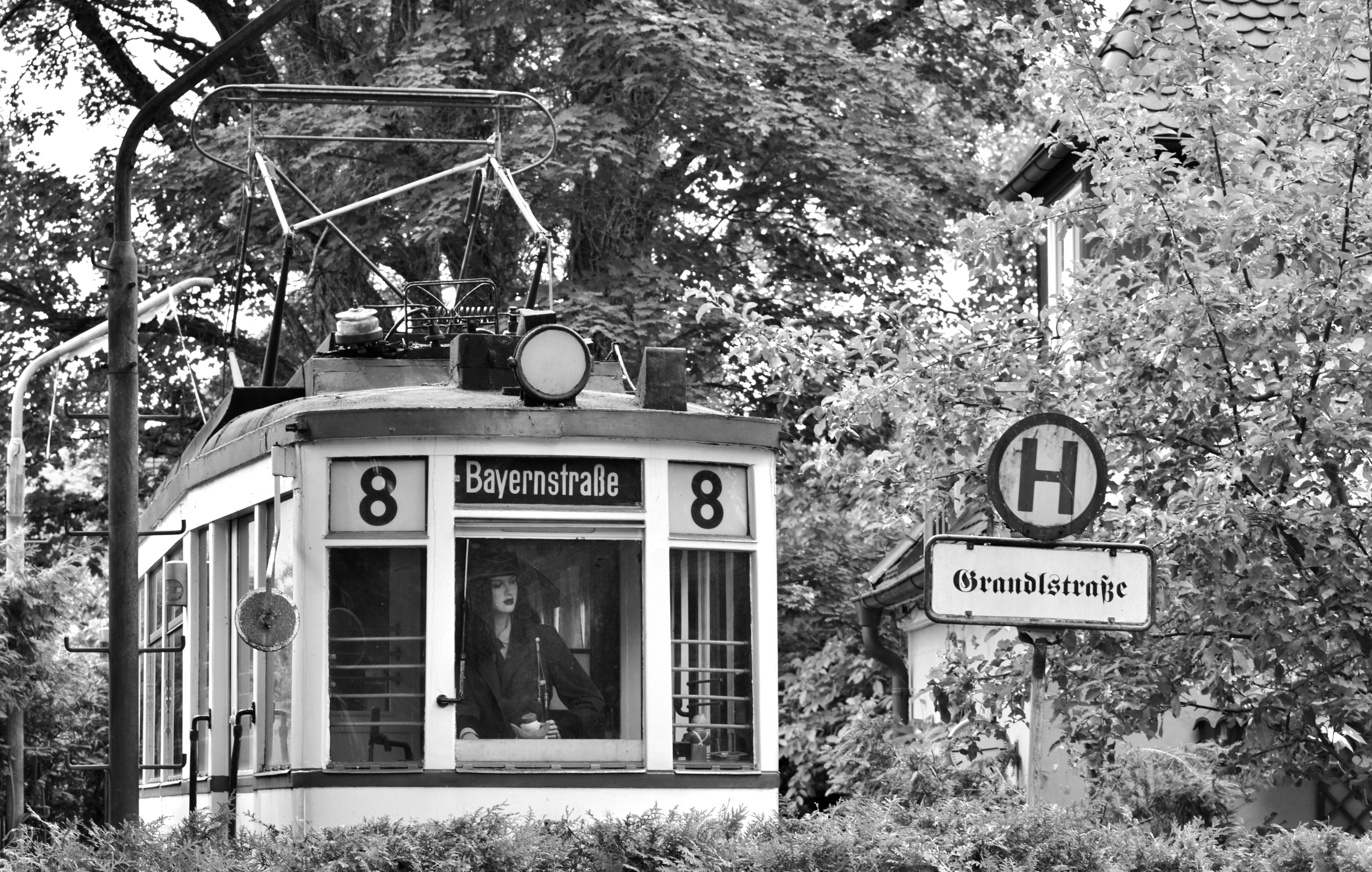 communication, CollectorS Item, traffic, information, land, garden, text, public personennahverkehr, no people, nature, Tram, architecture, built structure, HD Wallpaper