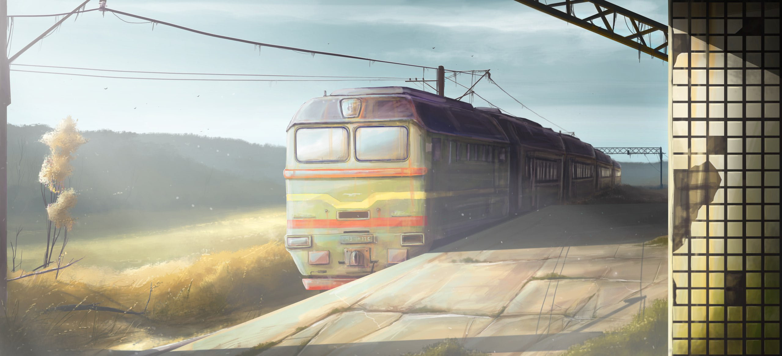 transportation, window, mode of transportation, public Transportation, travel, transparent, railroad Track, locomotive, people, engine, speed, black, sunlight, HD Wallpaper
