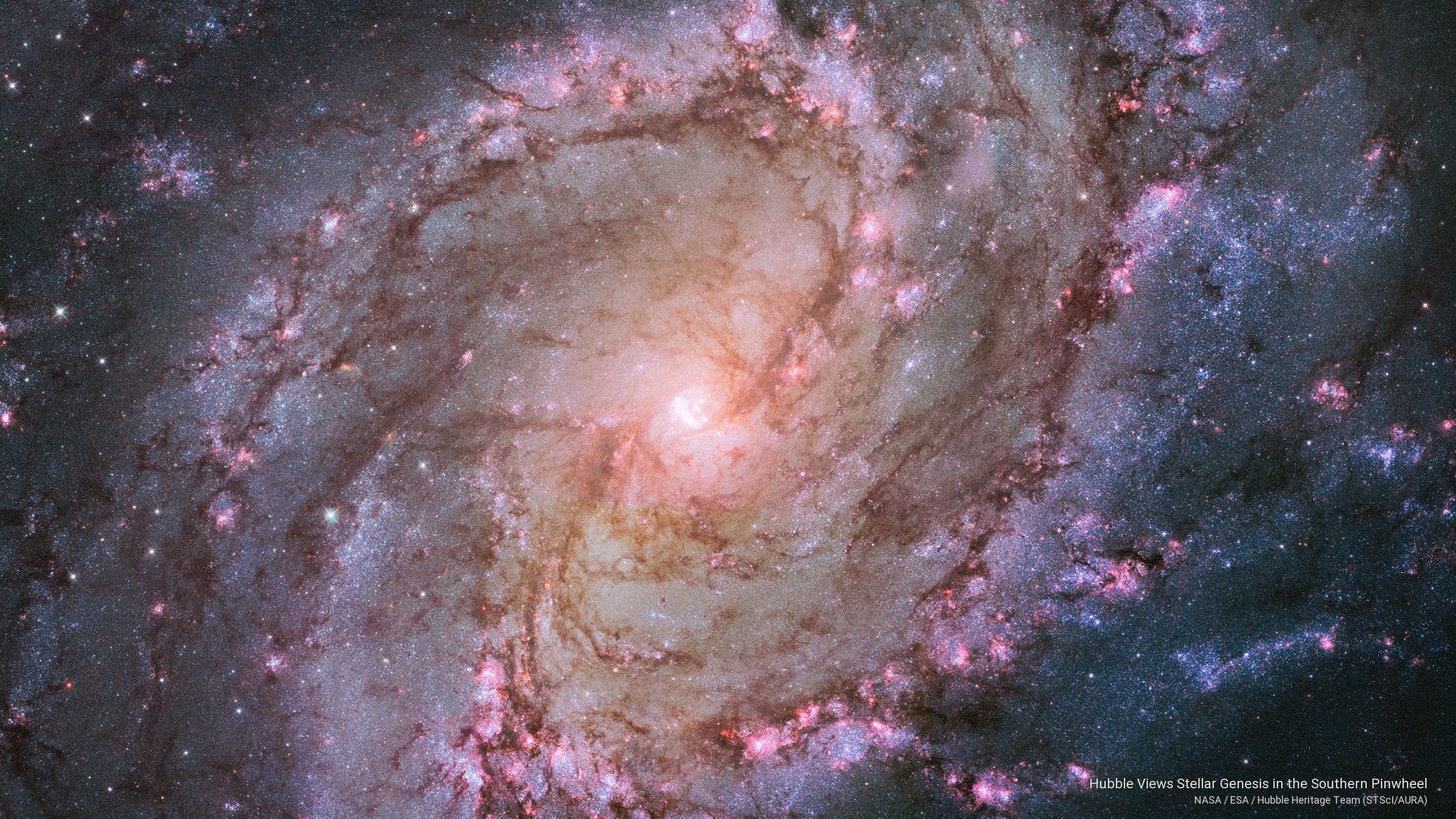 Space, genesis, hubble, views, southern, pinwheel, stellar, 2K, HD Wallpaper