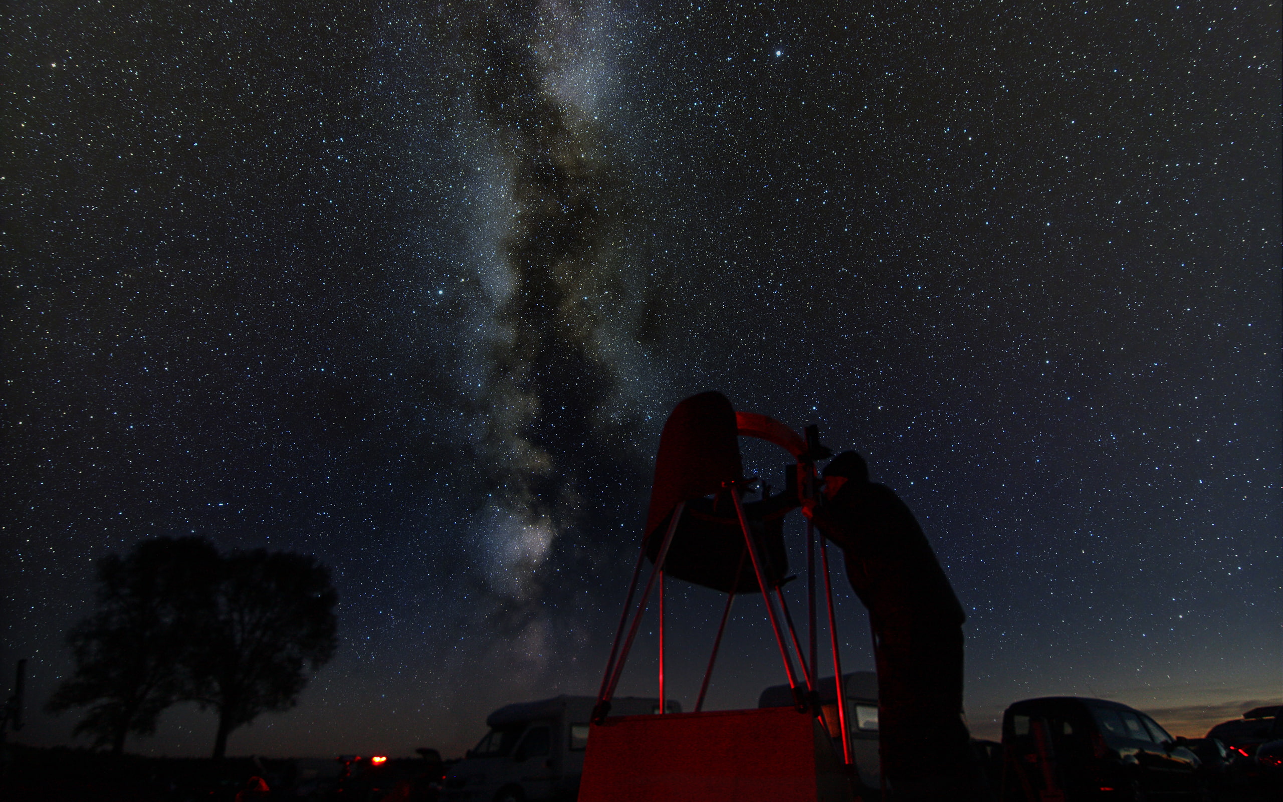 space, milky, galaxy, hd, 2K, telescope, way, night, stars, HD Wallpaper