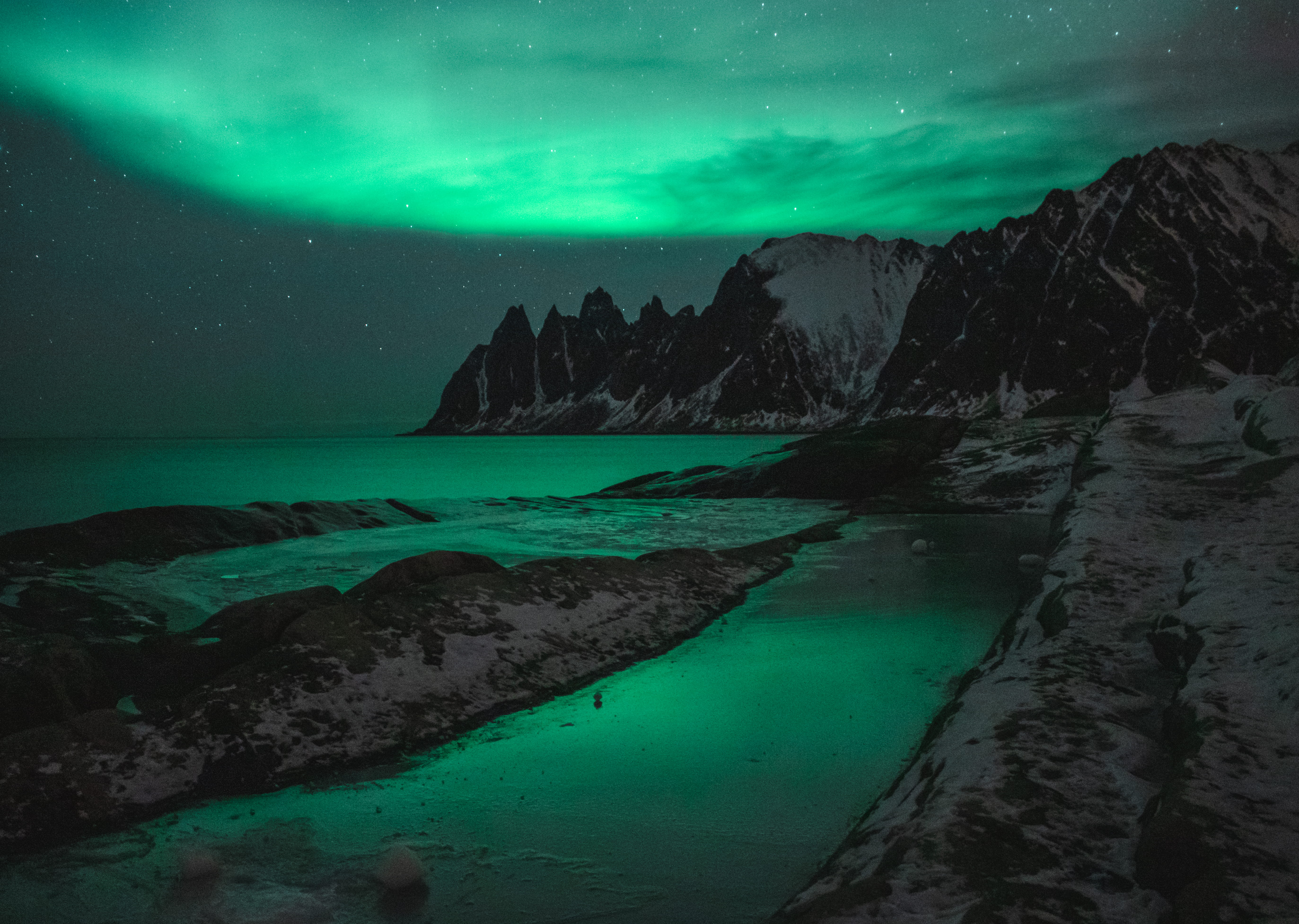 stellar, 5K, idyllic, beauty in nature, rocky mountains, aurora borealis, space, scenics - nature, scenic, nature, milky way, starry, nebula, rock - object, HD Wallpaper