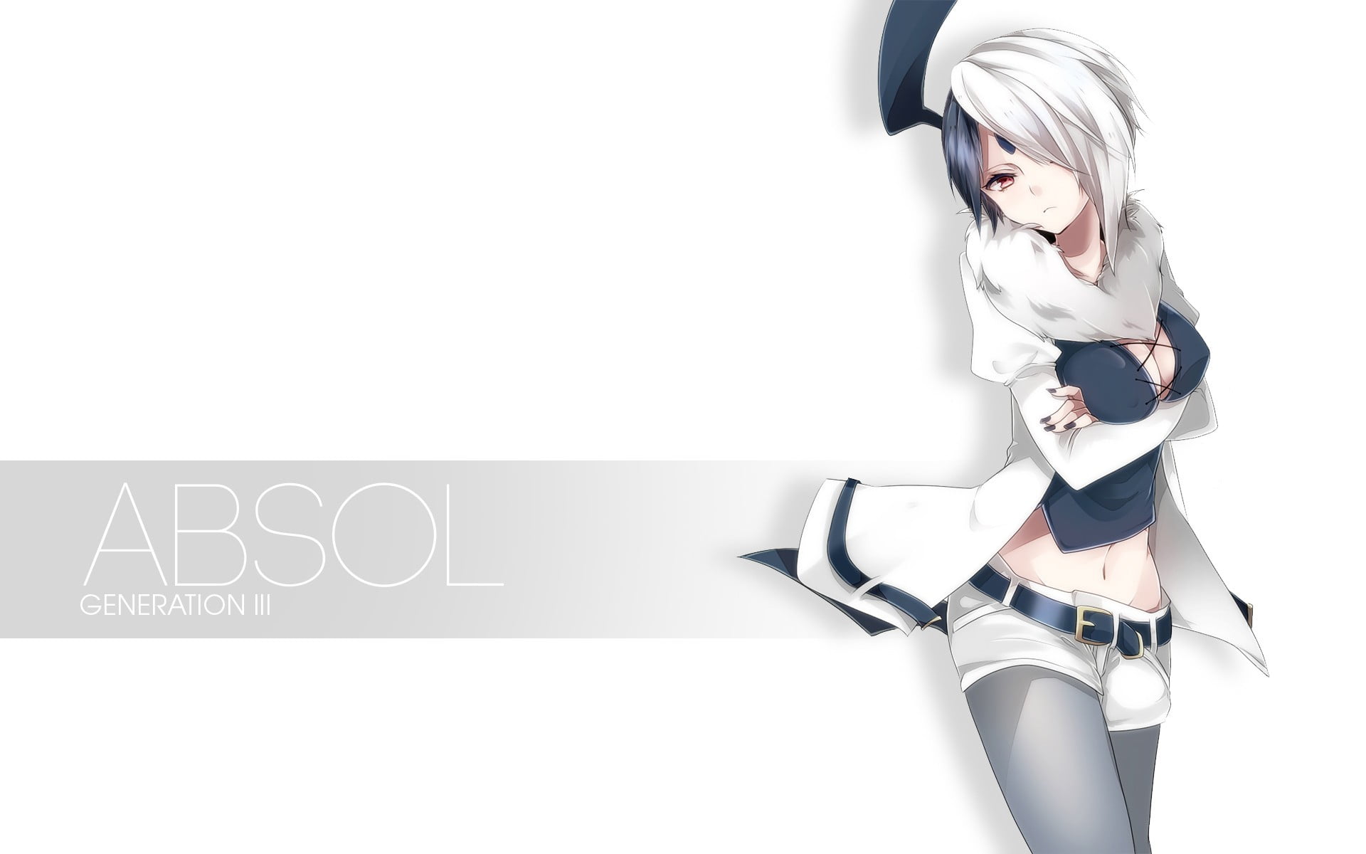 beautiful woman, ii, indoors, females, generation, beauty, anime girls, humanized, hair, lifestyles, adult, studio shot, one person, full length, HD Wallpaper