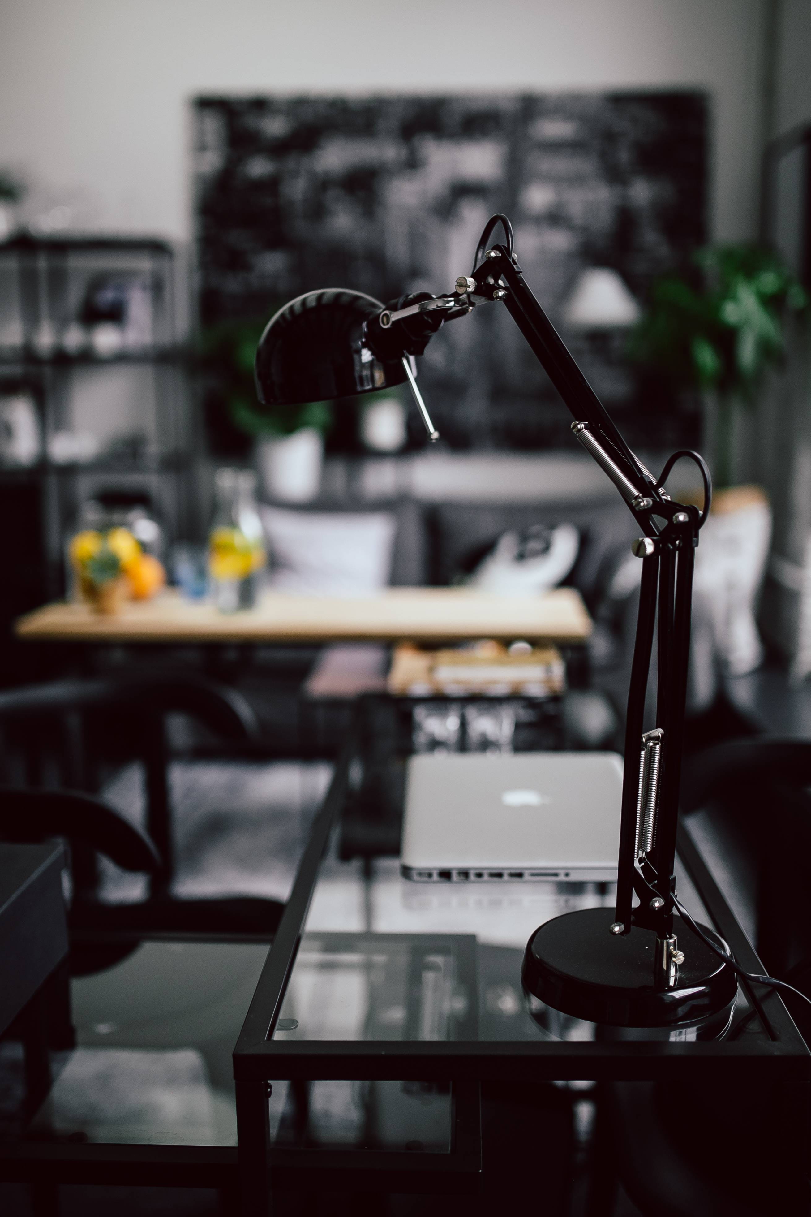 journal, 4K, domestic room, focus on foreground, music, workspace, selective focus, macbook, interior, desk, technology, home, modern, studio, equipment, Phone HD Wallpaper