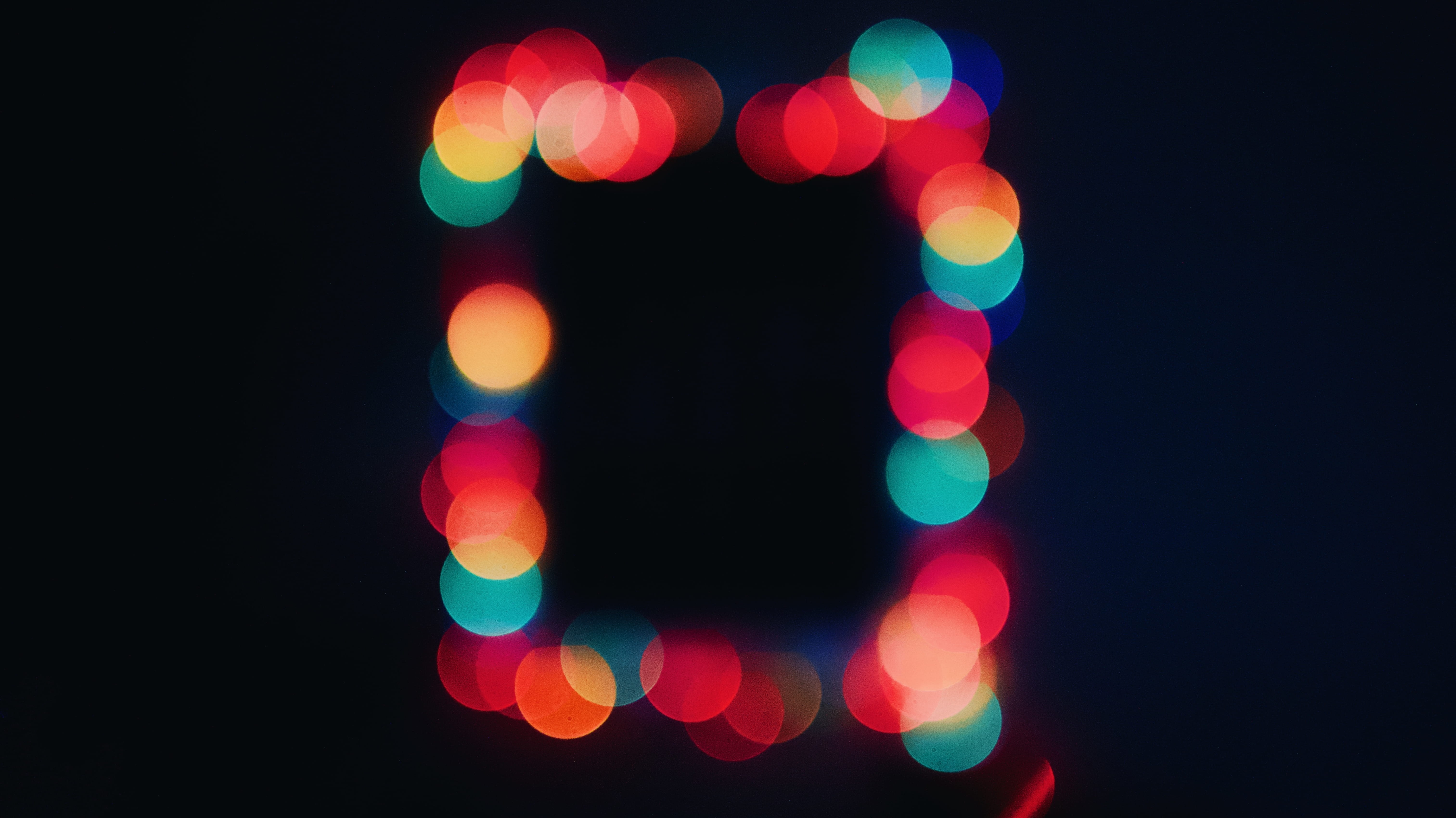 download, lighting equipment, close-up, light - natural phenomenon, pattern, defocused, shape, black background, night, fractal, electric light, blue, illuminated, HD Wallpaper