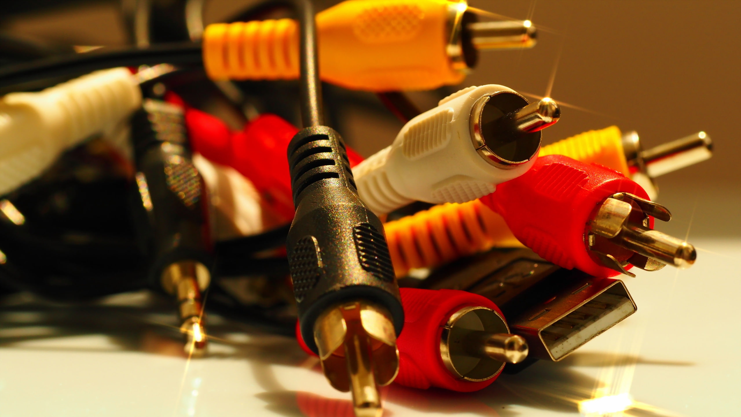 color, macro, 2K, Twinkle, cable, HD Wallpaper