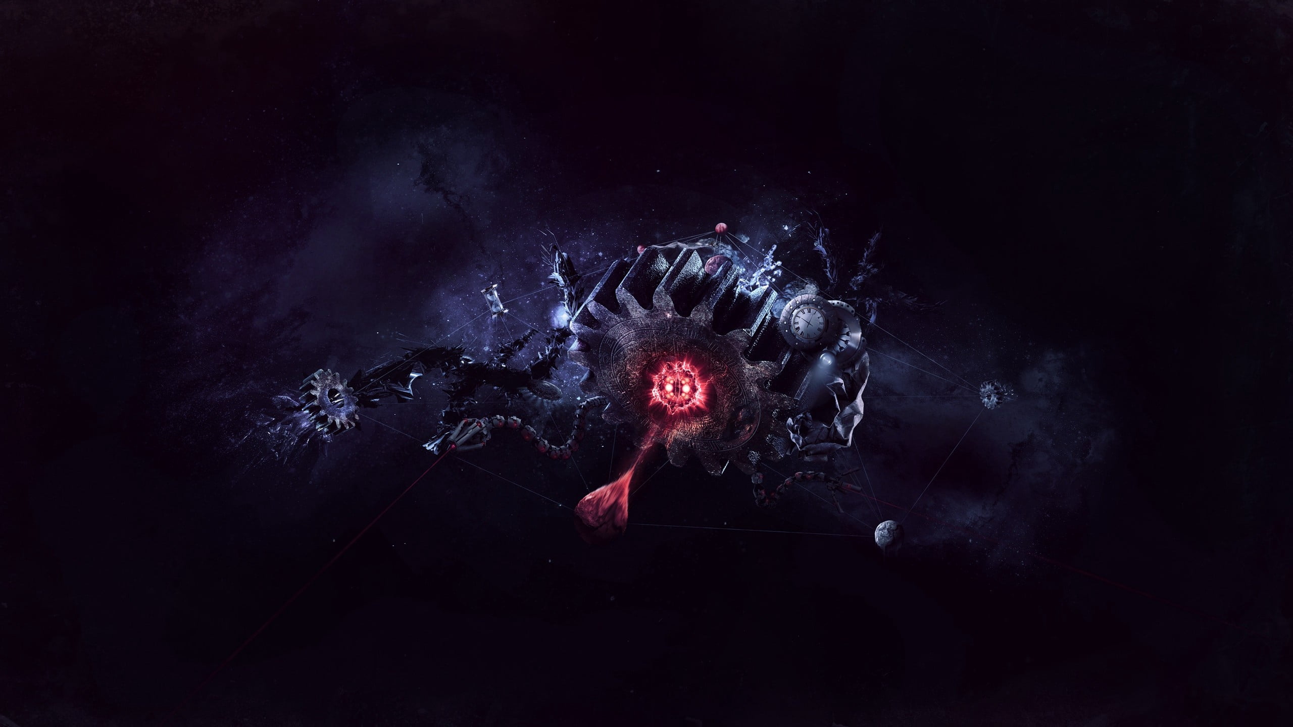 mystery, sign, emotion, 2K, red, smoke - physical structure, front view, headshot, animal, black background, communication, danger, explosion, belief, HD Wallpaper
