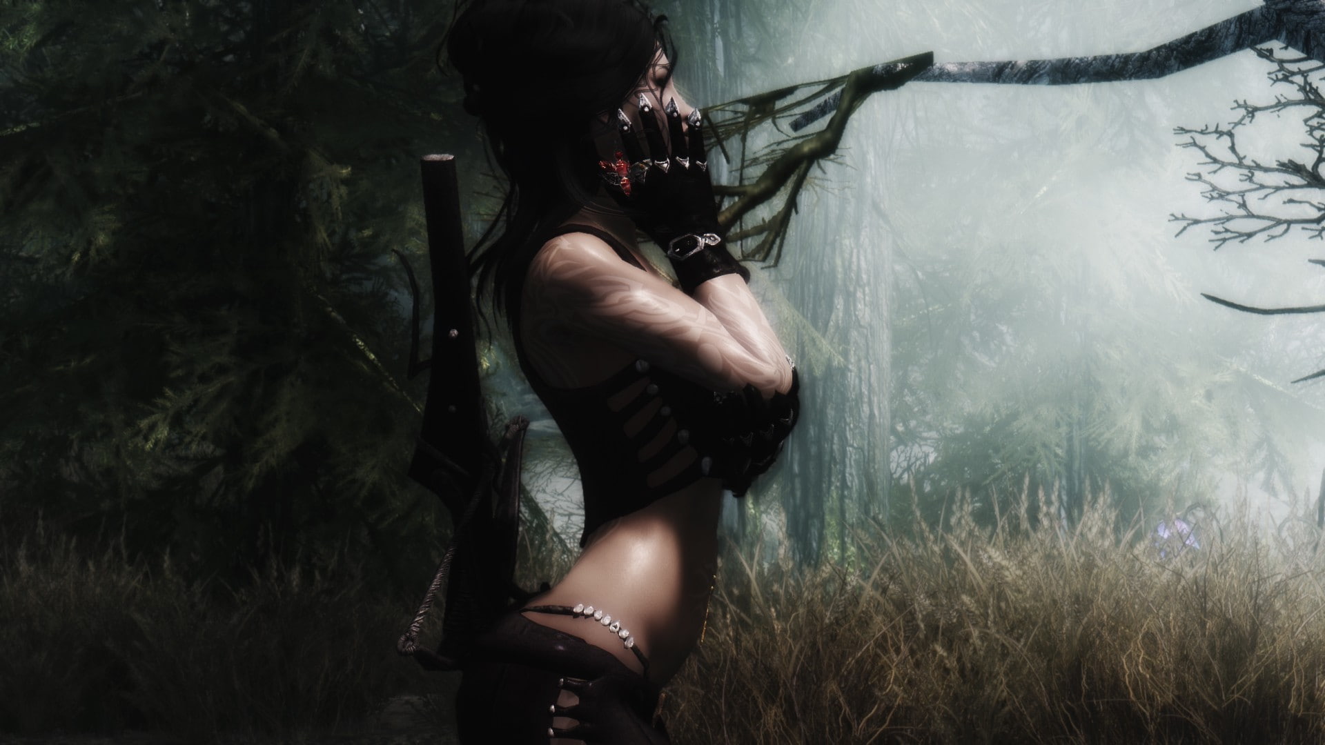 scrolls, hd, elder, video games, skyrim, 1080P, HD Wallpaper