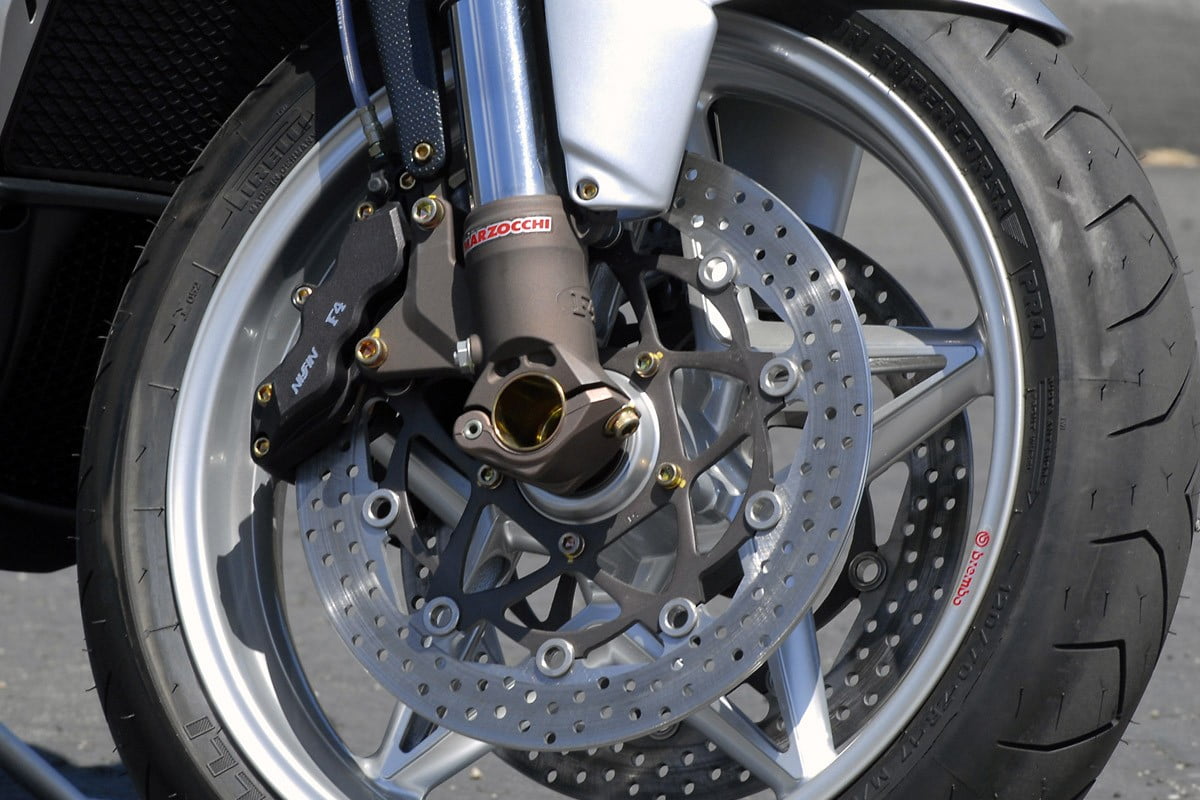 no people, mode of transportation, outdoors, wheel, tire, engine, motorcycle, day, MV agusta, transportation, 480P, land vehicle, technology, stationary, HD Wallpaper