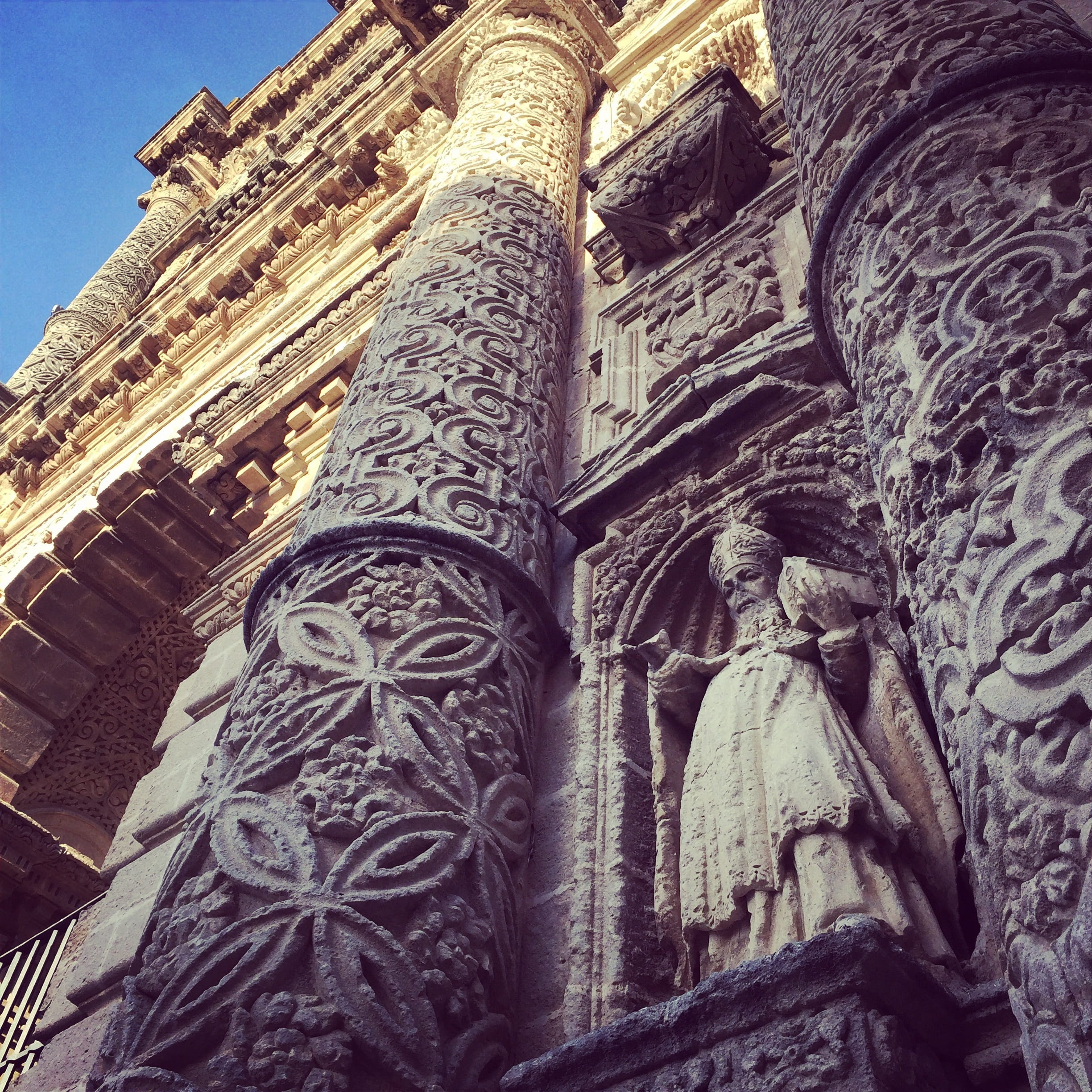 craft, travel destinations, church, no people, day, ruined, spirituality, architectural column, place of worship, ancient civilization, architecture, carving, Phone HD Wallpaper