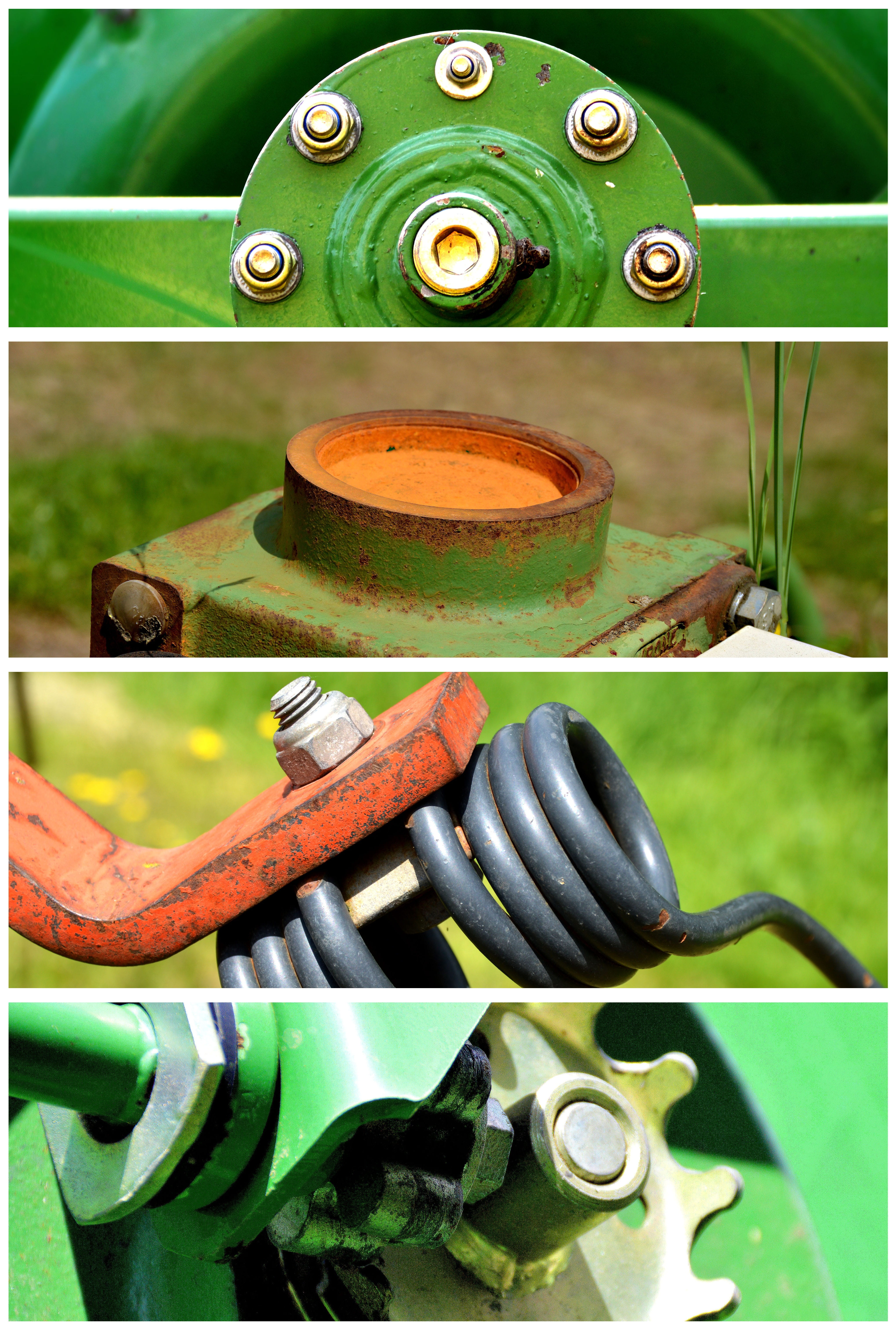 technology, focus on foreground, grass, still life, assembly technology, bolt, green color, outdoors, screw head, transfer print, nature, mother, screw, Phone HD Wallpaper