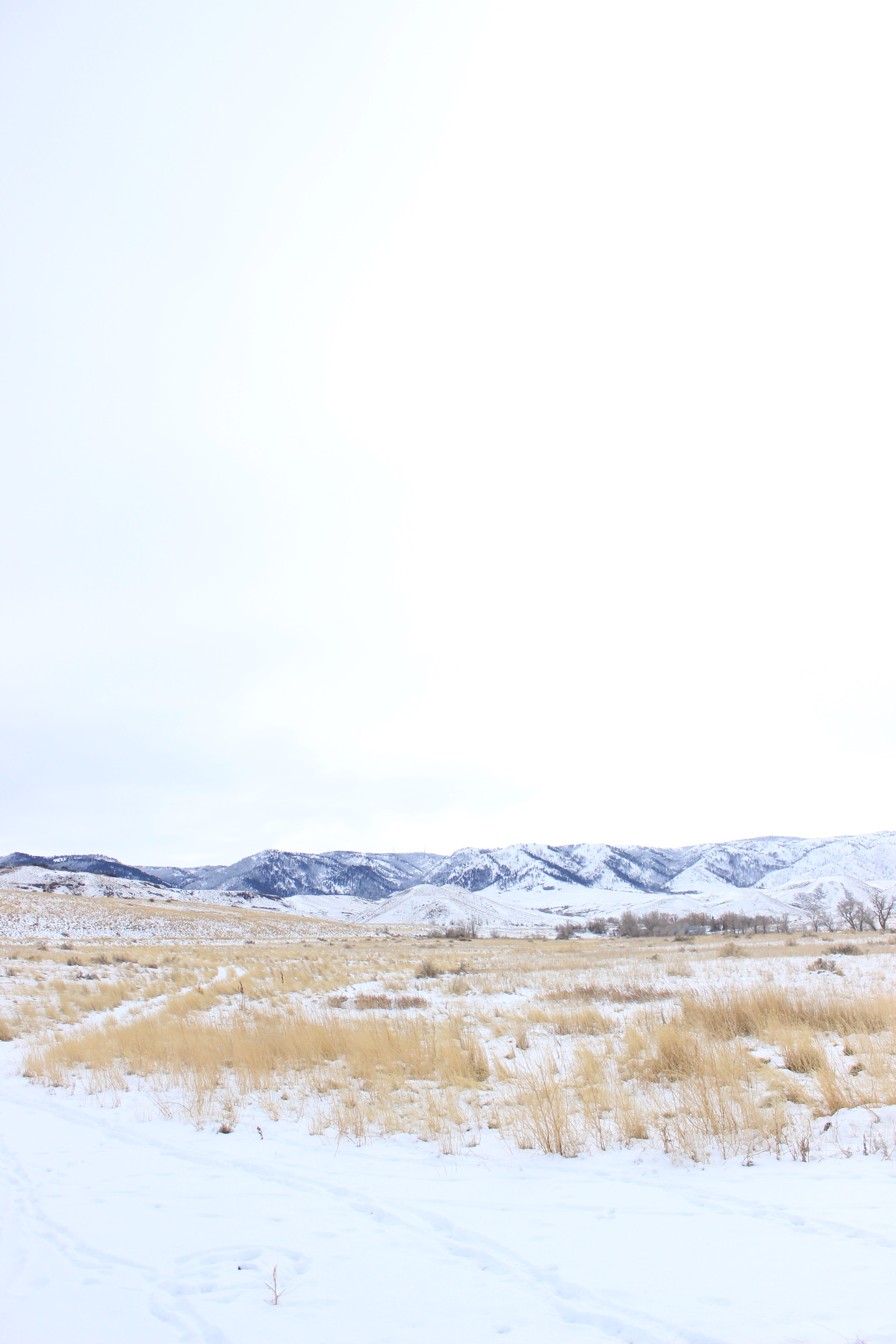 winter, scenics - nature, 5K, wyoming, clear sky, outdoors, beauty in nature, snow, cold temperature, cold, no people, united states, mountains, day, environment, Phone HD Wallpaper