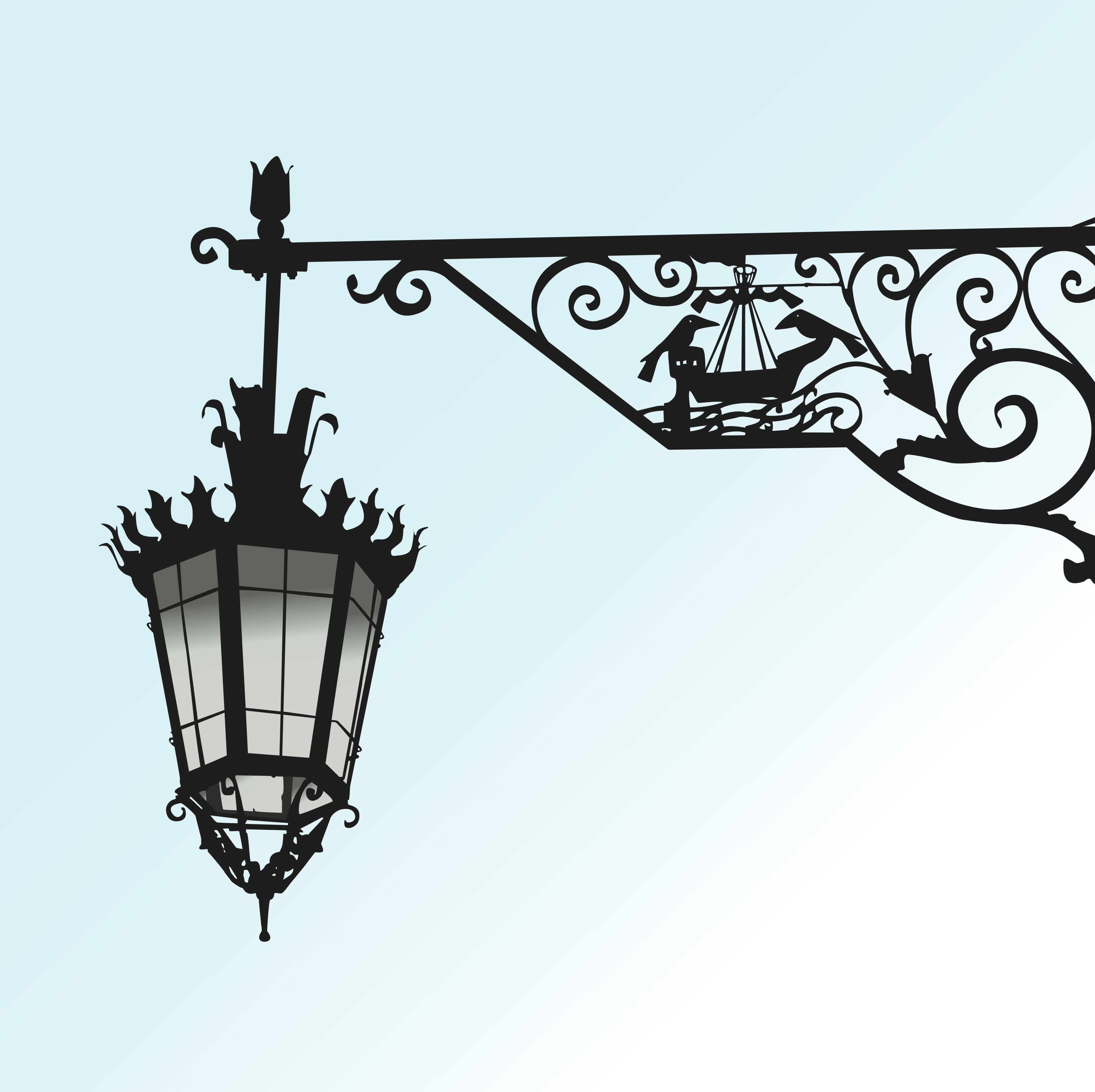 ornamental, ornate, antiques, creativity, street lamp, outdoors, electric lamp, sky, light, lighting equipment, street light, metal, architecture, no people, HD Wallpaper