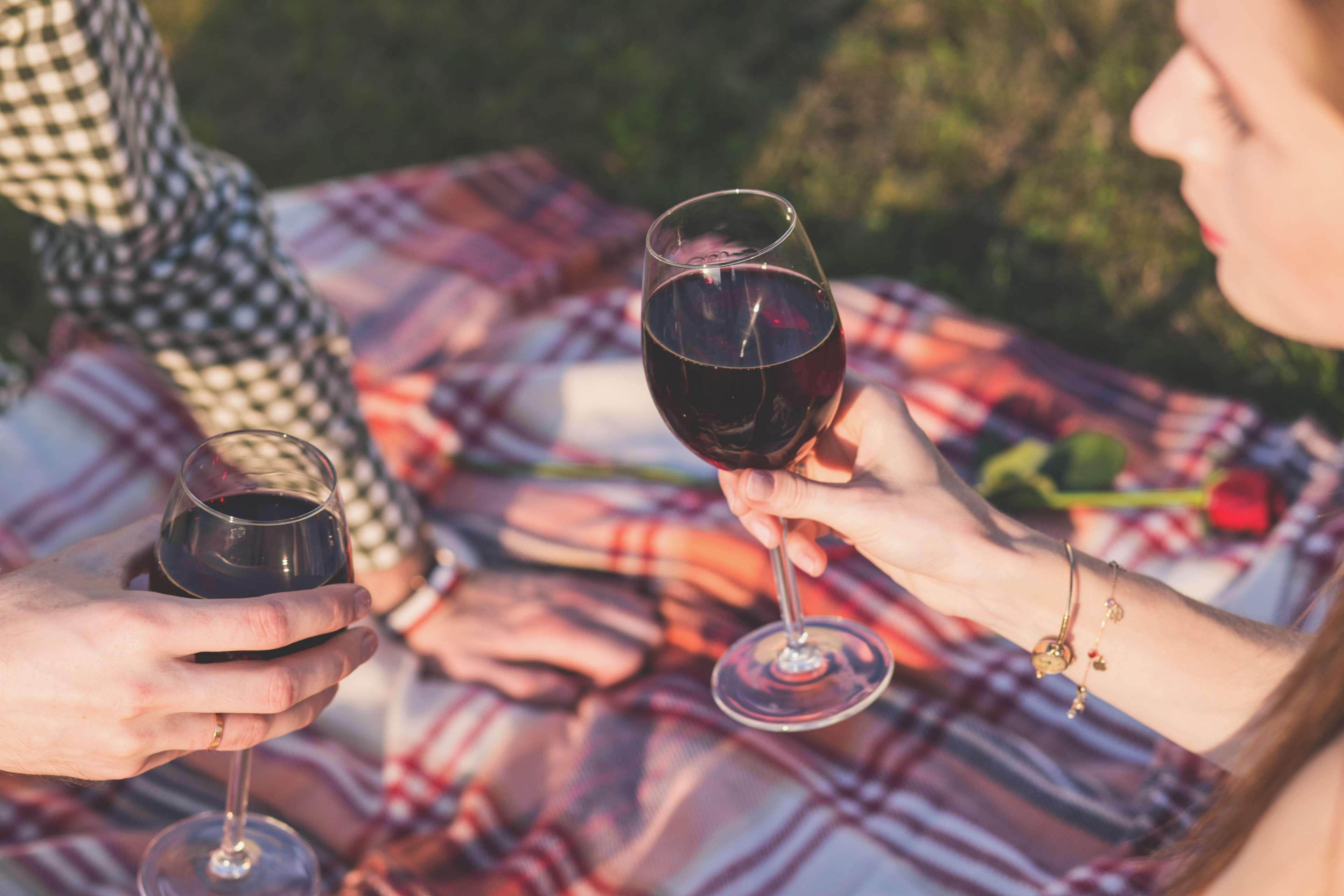 picnic, holding, leisure, leisure activity, refreshment, lifestyles, man, outdoors, drinking, celebration, togetherness, wine, 4K, people, men, glass, HD Wallpaper