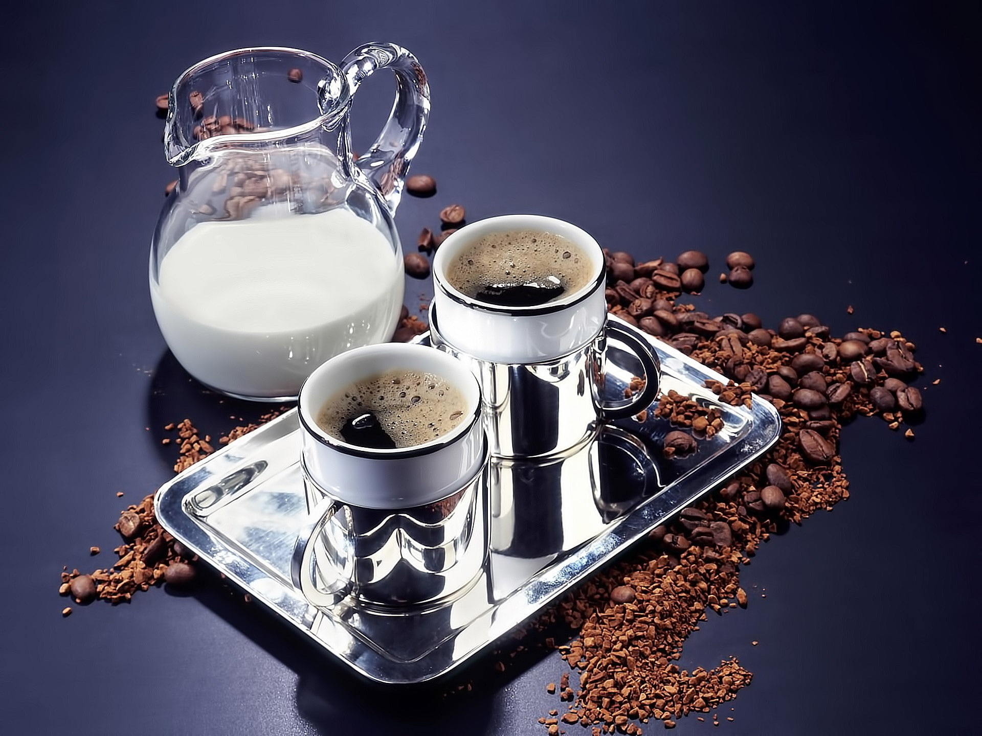 coffee - drink, glass, refreshment, crockery, eating utensil, tea, breakfast, no people, hot drink, kitchen utensil, table, freshness, mug, Decanter, cup, HD Wallpaper