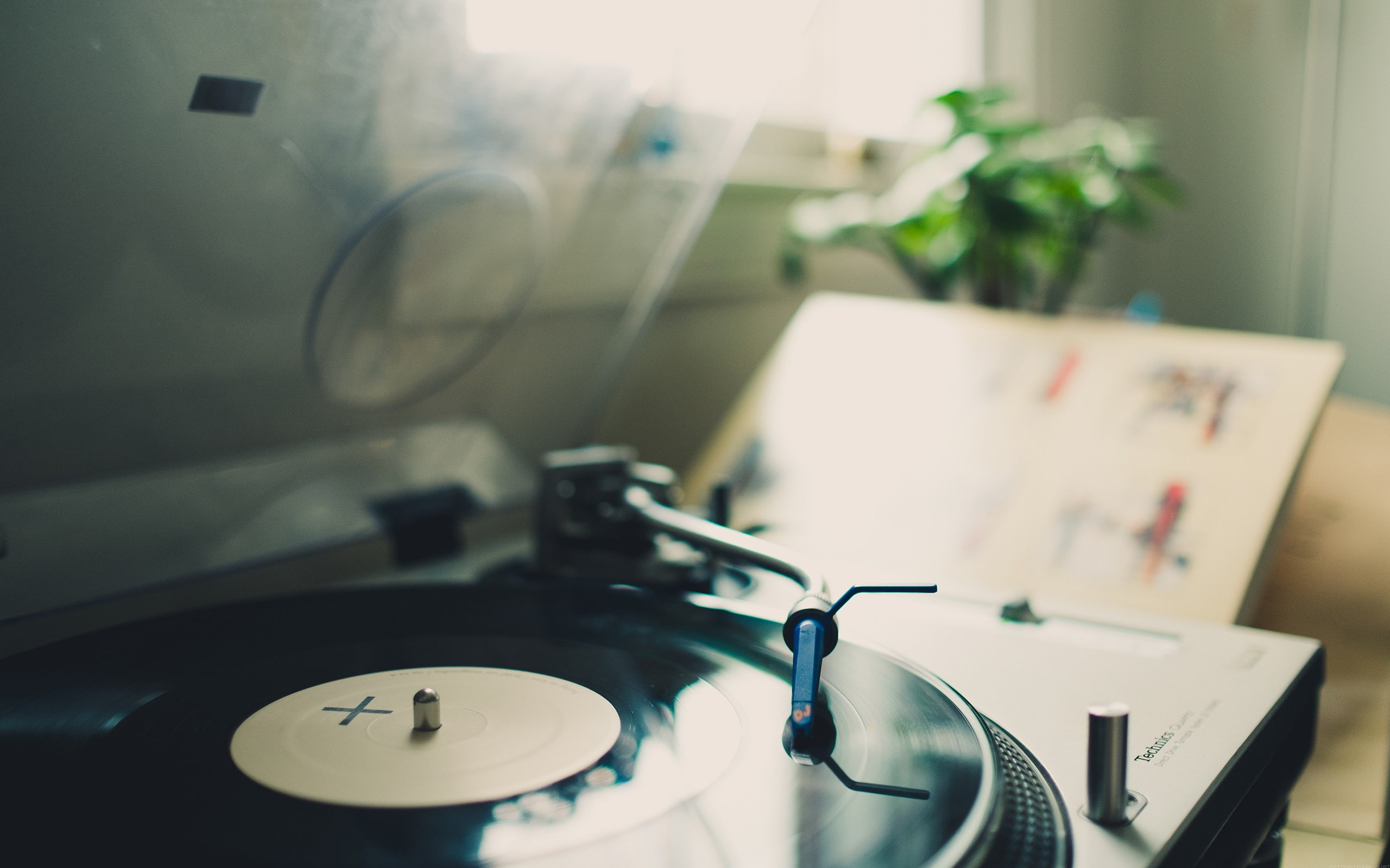 record players, vinyl, photography, 2K, depth of field, HD Wallpaper