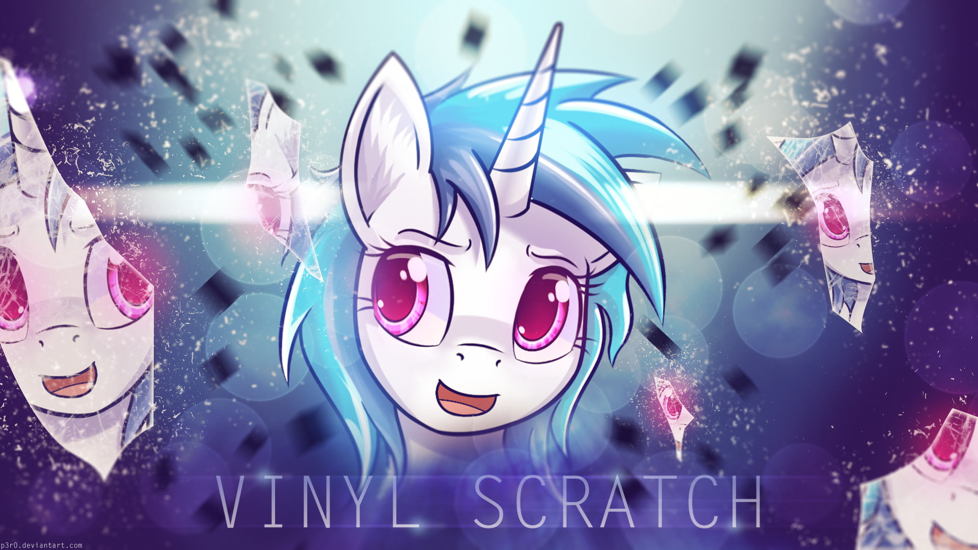 1080P, DJ Pon-3, Vinyl Scratch, My Little Pony, TV Show, My Little Pony: Friendship is Magic, HD Wallpaper