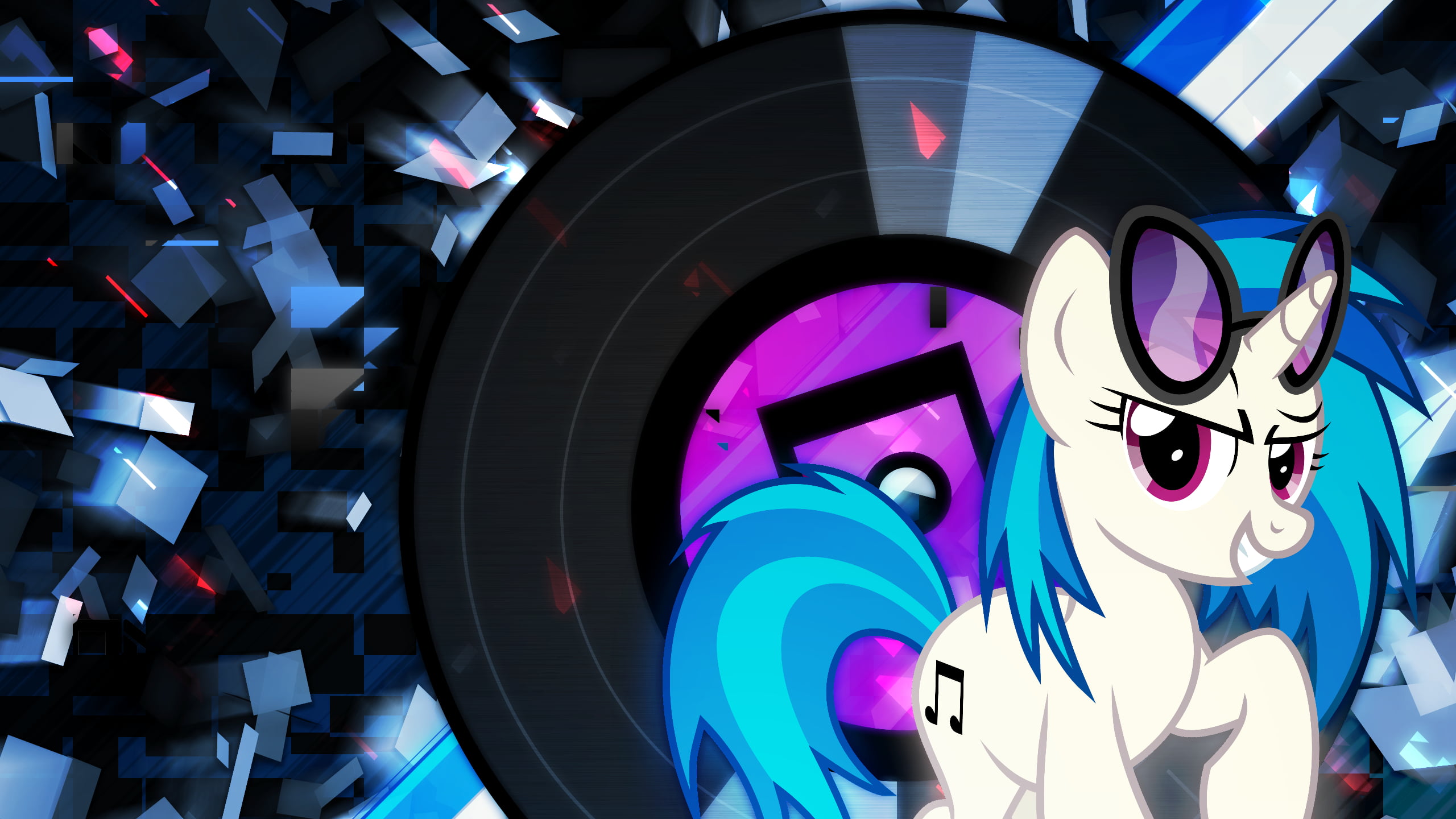 My Little Pony, My Little Pony: Friendship is Magic, 2K, Vinyl Scratch, HD Wallpaper