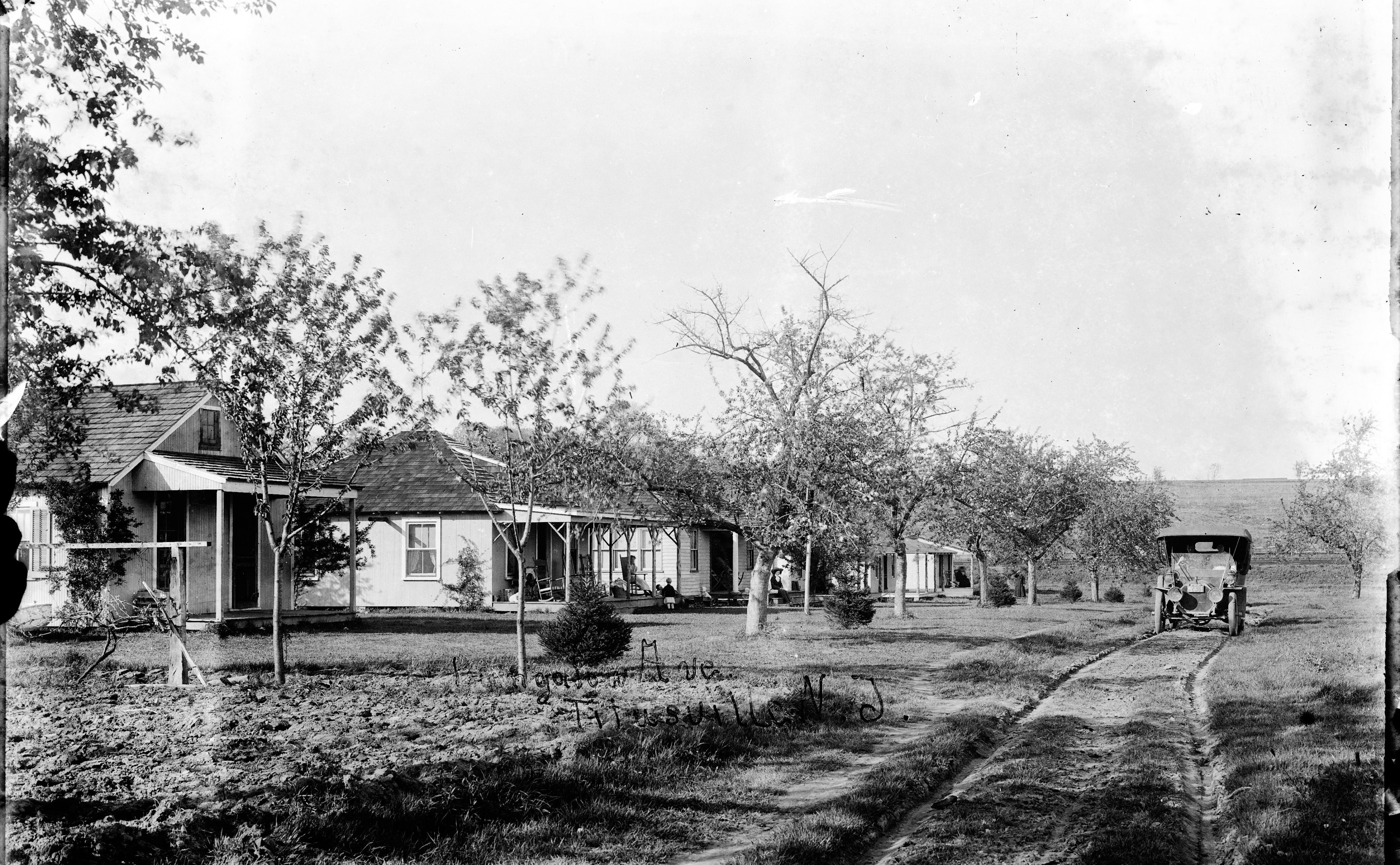 new, titusville, opdyke, glassnegative, tree, built structure, Vintage, road, house, photography, opdycke, no people, nrhp, nationalregisterofhistoricplaces, HD Wallpaper