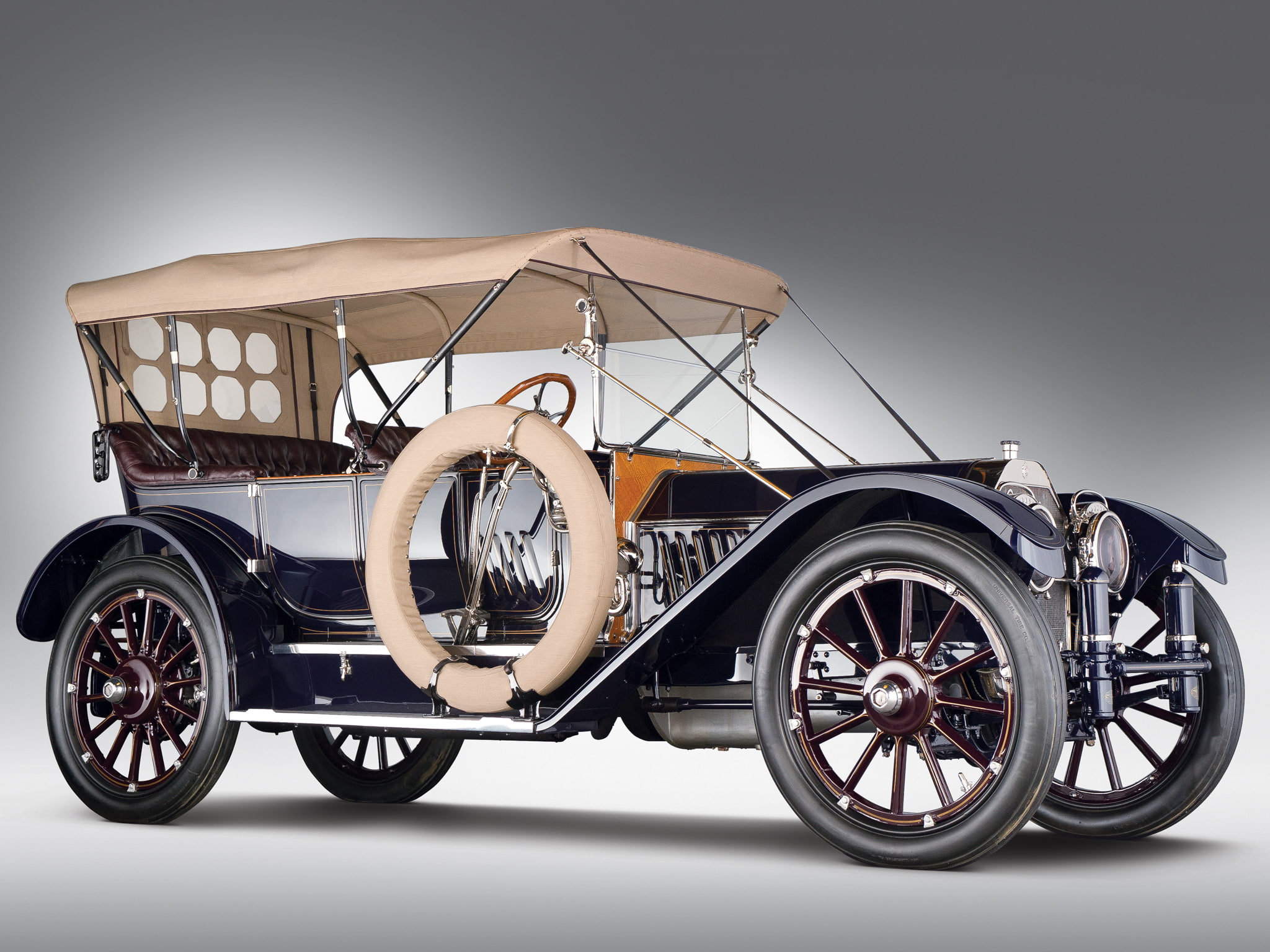 limited, 1080P, five passenger, retro, oldsmobile, touring, 1912, HD Wallpaper
