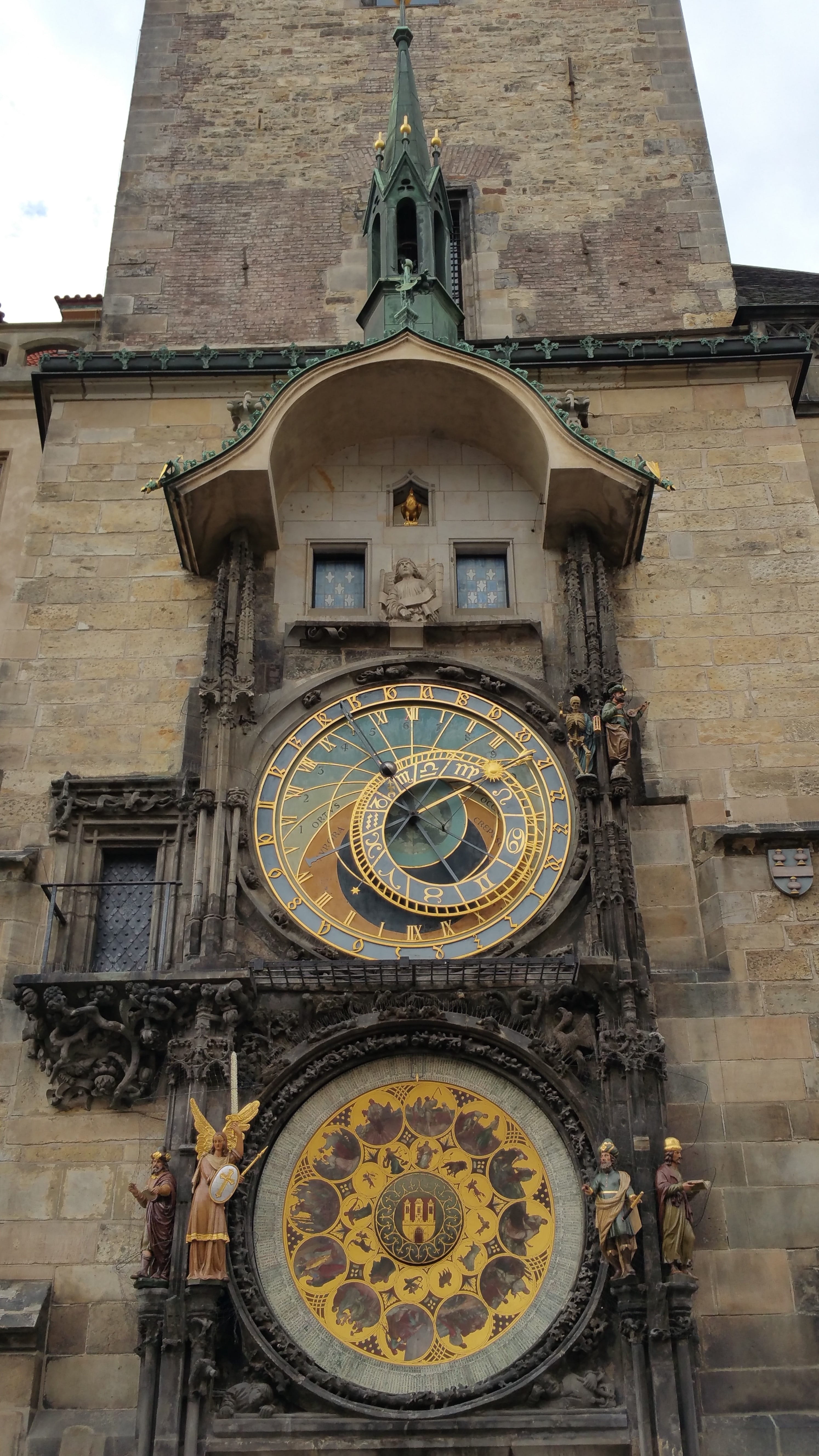prague, as, the past, Clock, Town Square, building, 5K, ornate, roman numeral, Town, history, astronomical, astronomy, time, architecture, travel destinations, Phone HD Wallpaper